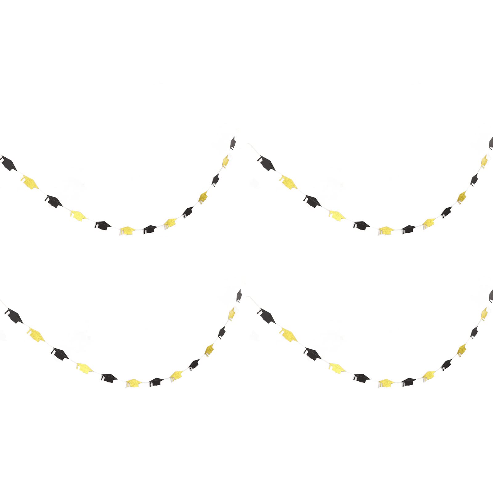 Zerodis 4-Pack Eco-Friendly Graduation Caps - Bulk Graduation Party Decorations for Commencement Season | Perfect for Graduation Ceremonies, Photo Booths & School Celebrations