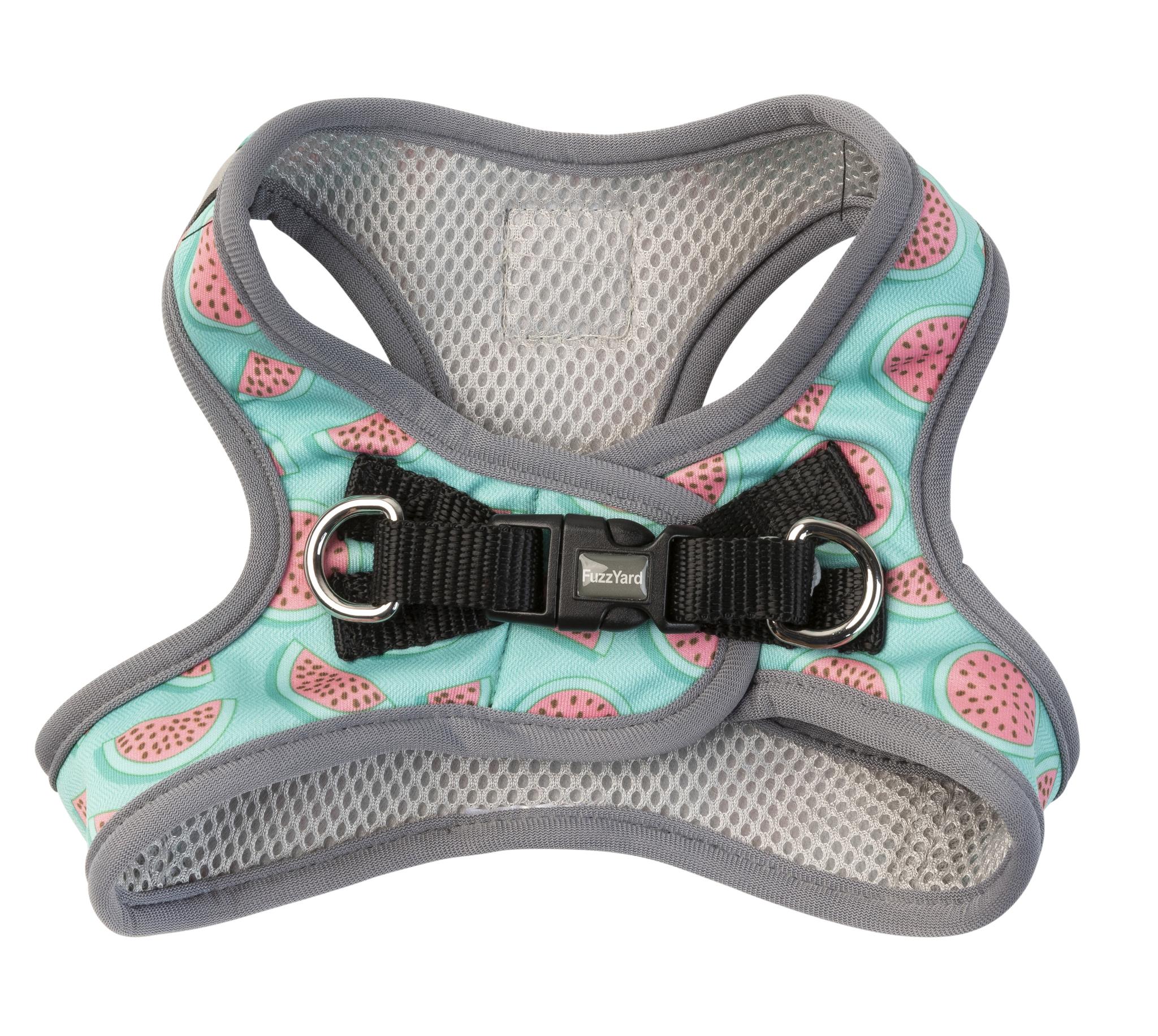 Fuzzyard Summer Punch Dog Step-In Harness - Adjustable Pet Vest for Small & Medium Dogs - Perfect for Walking, Hiking & Outdoor Adventures