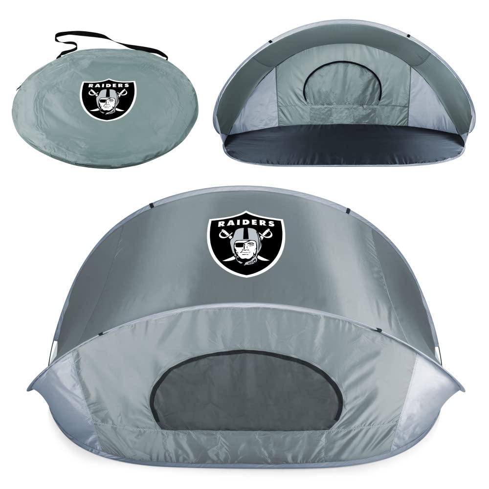 PICNIC TIME NFL Manta Portable Beach Tent - Instant Pop Up Sun Shelter for Outdoor, Camping, Sports Events & Beach Days - Lightweight UV Protection Canopy with Easy Setup