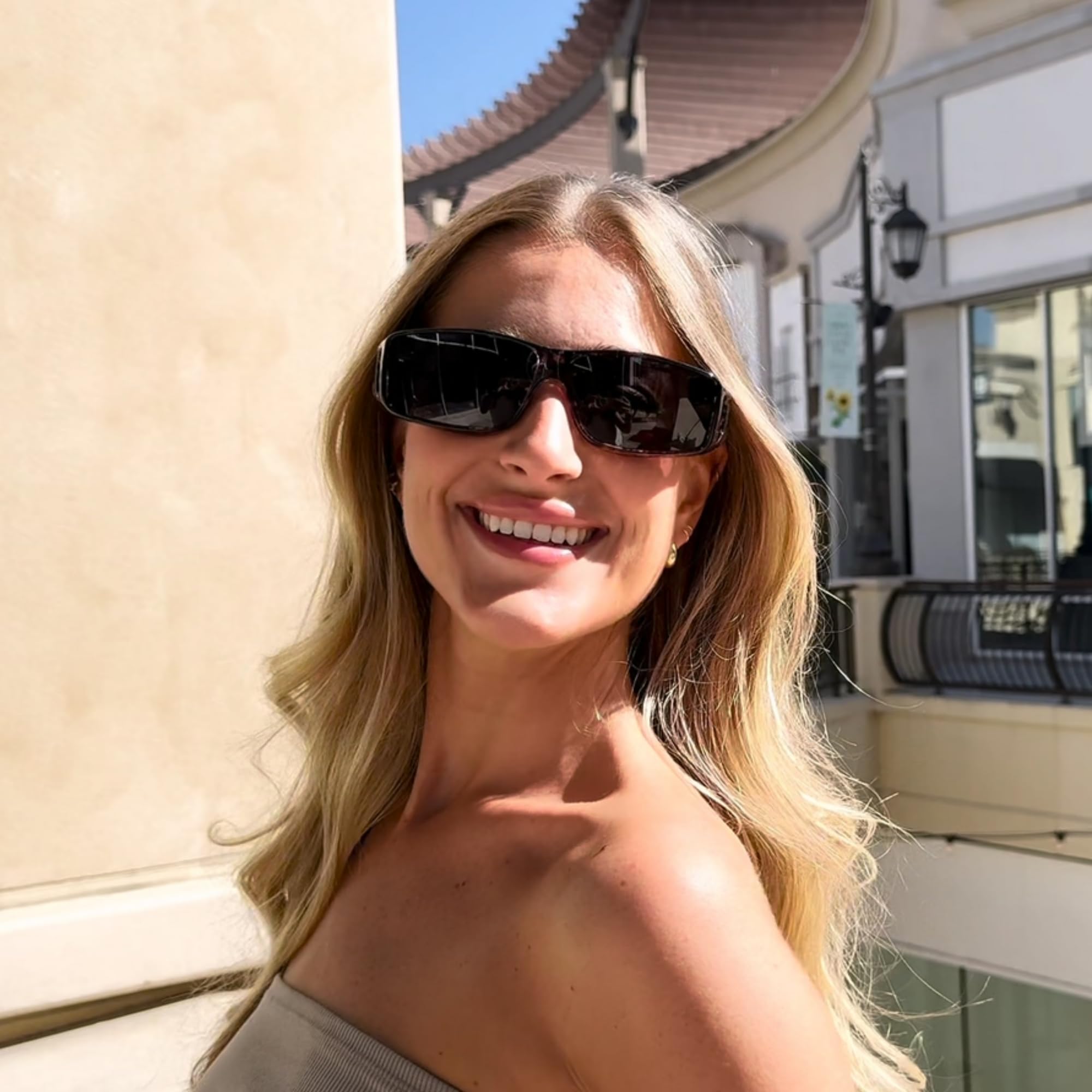 LVIOE Polarized Wrap Around Sunglasses for Men & Women - UV Protection Over Glasses Fit Over Prescription Eyewear - Perfect for Driving, Fishing & Outdoor Activities
