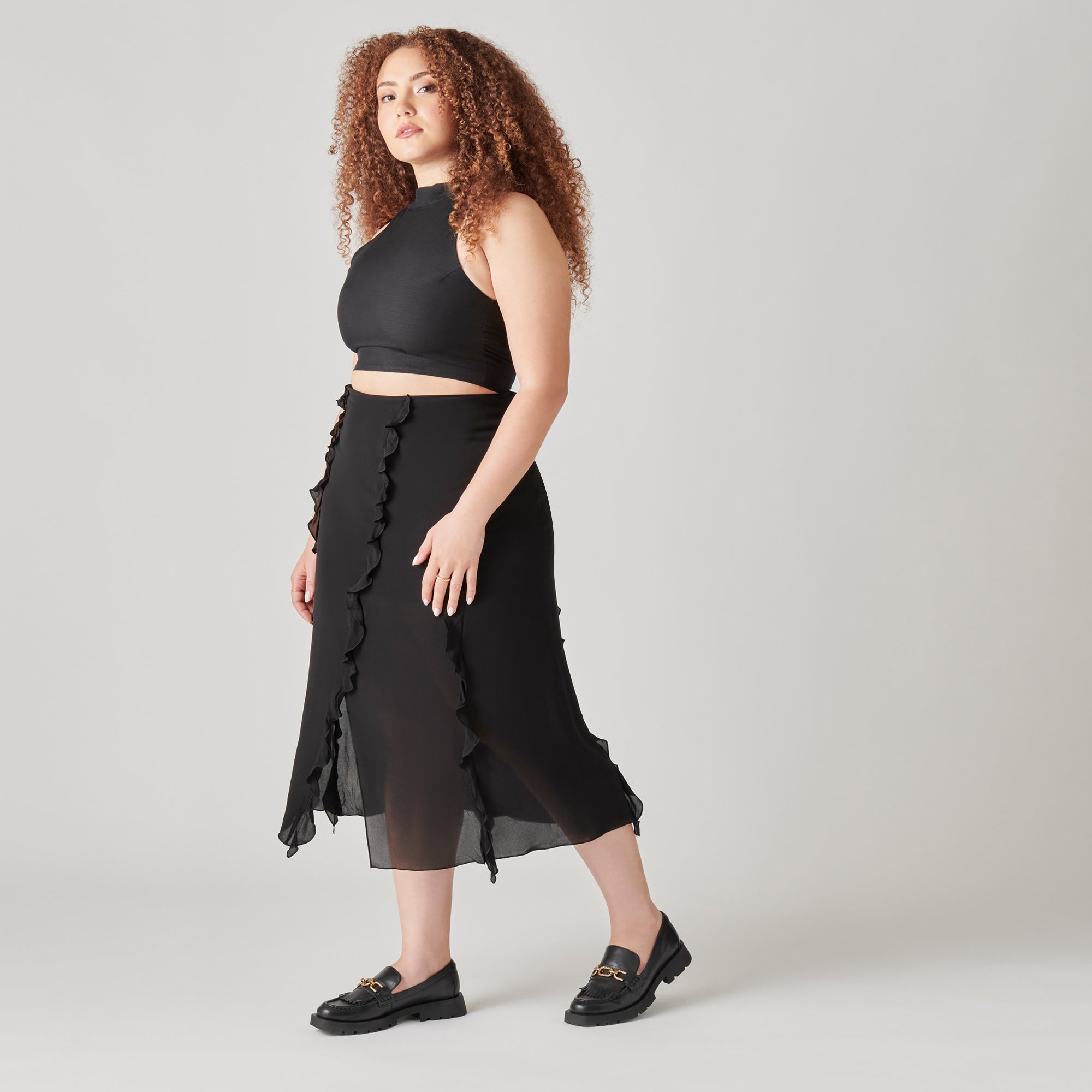 ERNA Wide Flats - Black Leather Women's Shoes for Comfort & Style | Perfect for Work, Travel & Everyday Wear