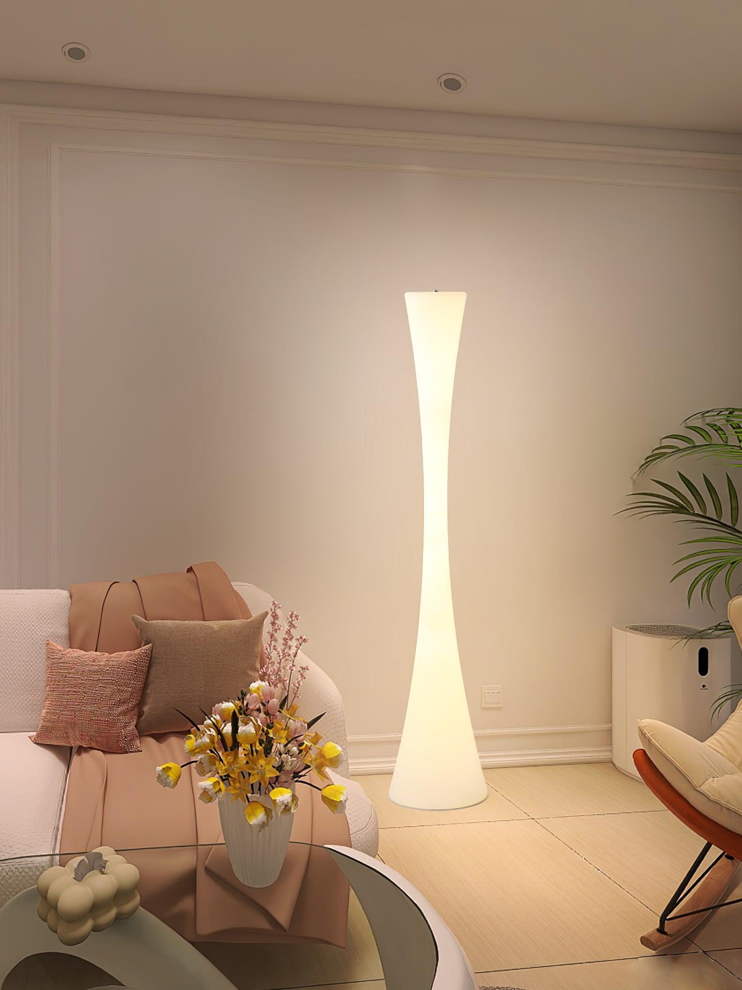 Biconica Pol Floor Lamp - Modern Adjustable Standing Light for Living Room, Bedroom & Office - Bright LED Reading Lamp with Dimmable Touch Control