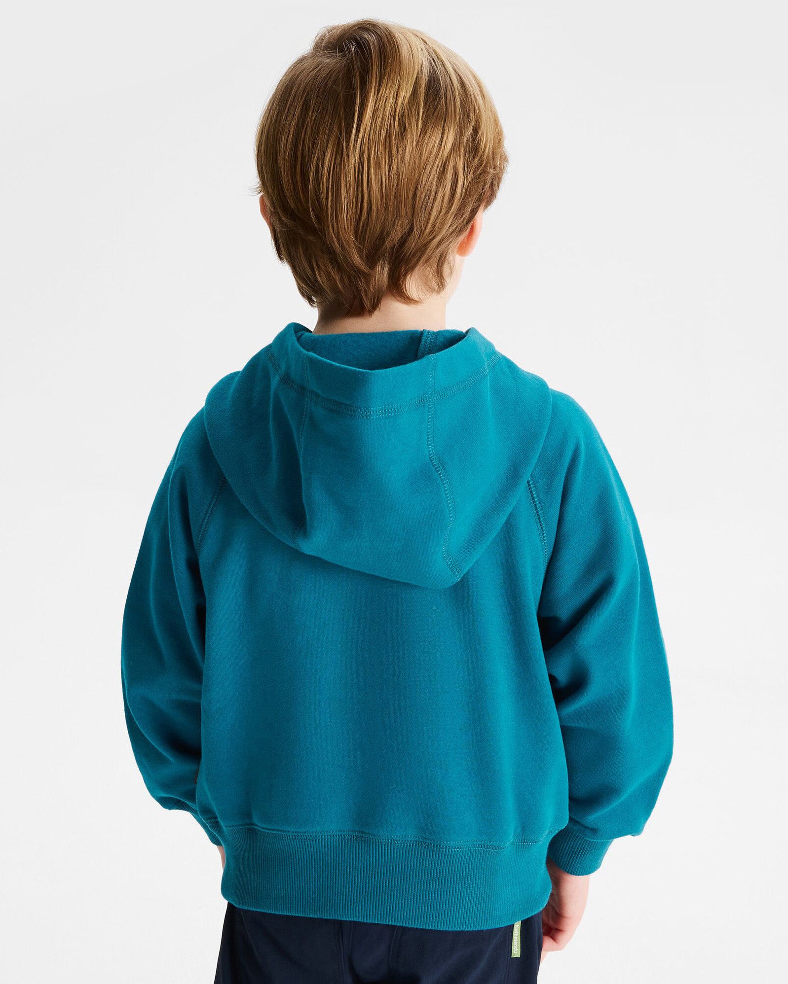Retro Logo LT BB Hoodie for Kids - Dark Eddy | Stylish & Comfortable Pullover for School, Play & Everyday Wear