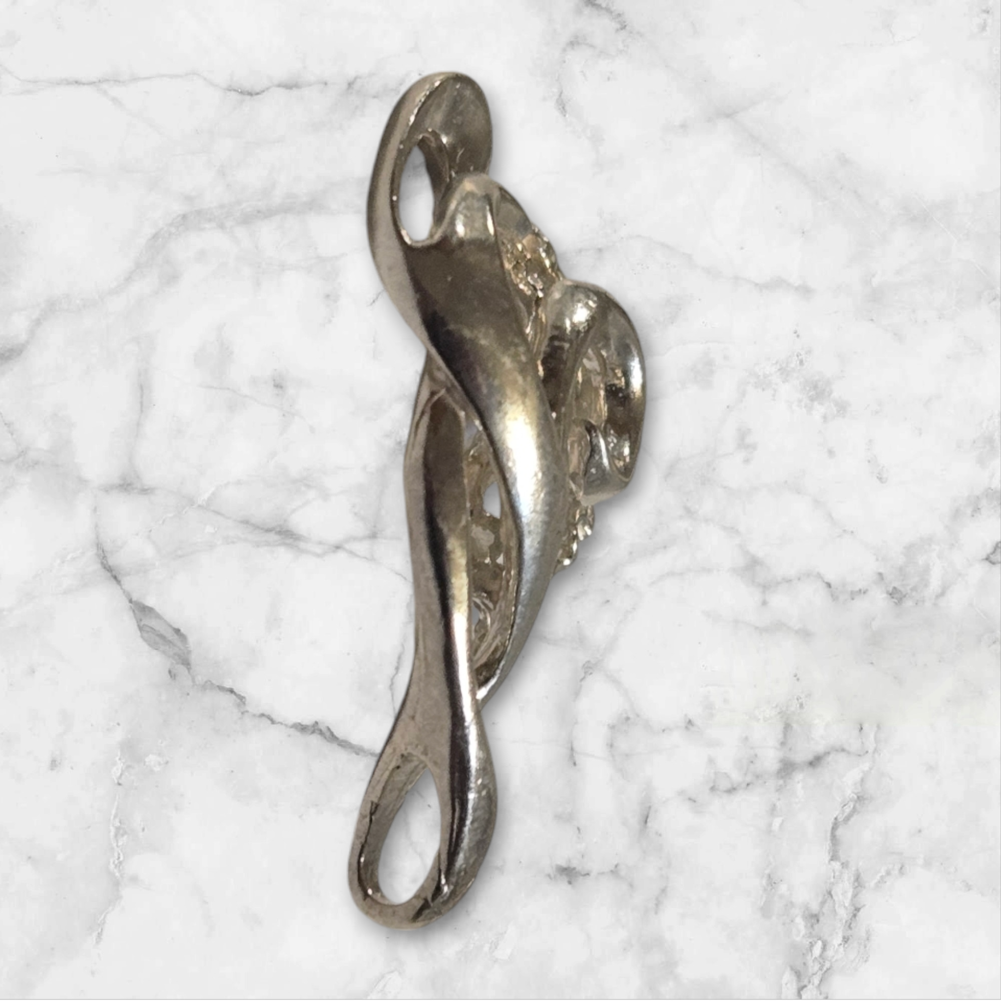 Free Form Pendant Necklace with 18 Inch Sterling Silver Chain - Handcrafted in USA | Perfect for Gifts, Anniversaries & Everyday Elegance