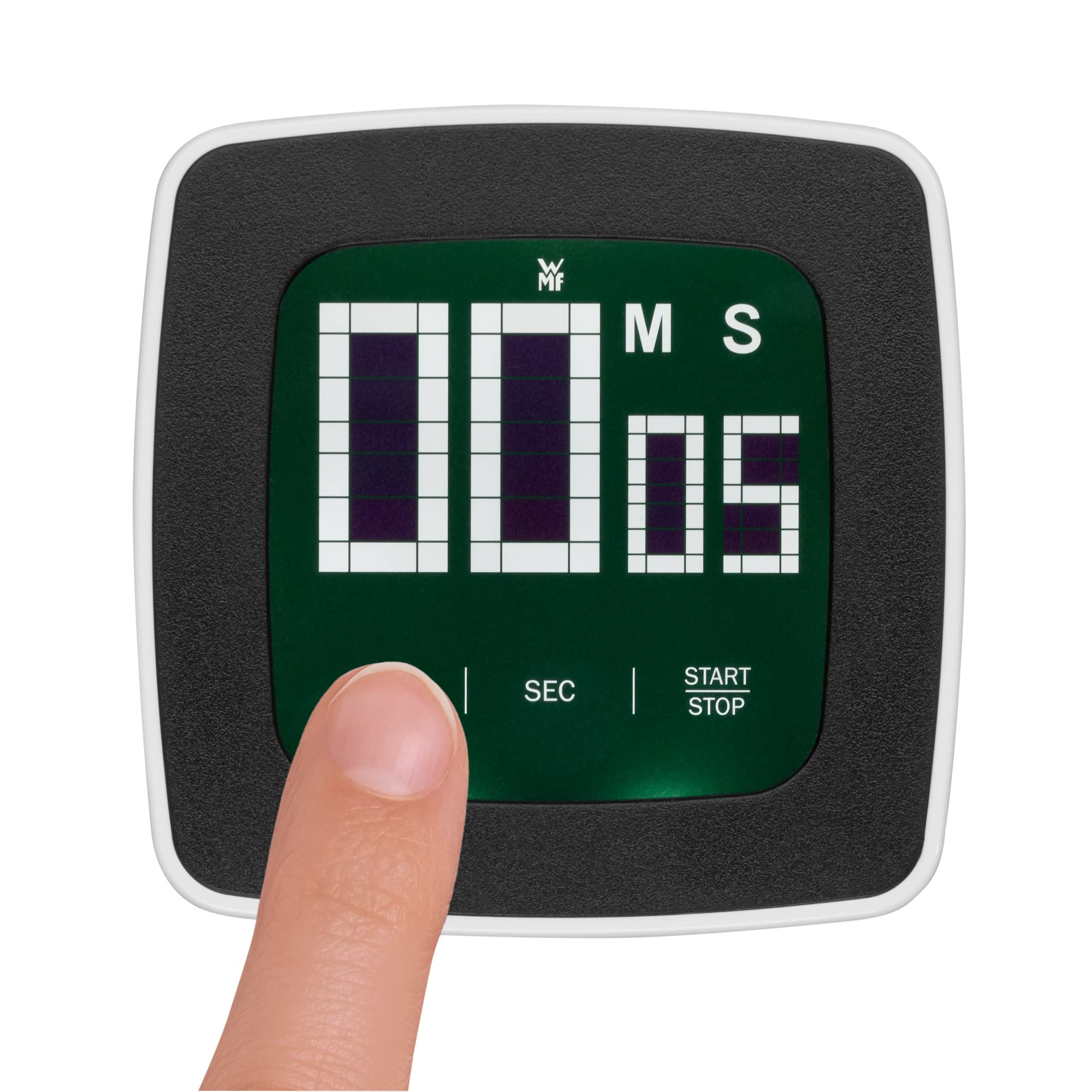 WMF Digital Kitchen Timer with Loud Alarm - Stainless Steel Countdown Timer for Cooking, Baking, and Grilling | Perfect for Home Chefs and Professional Kitchens