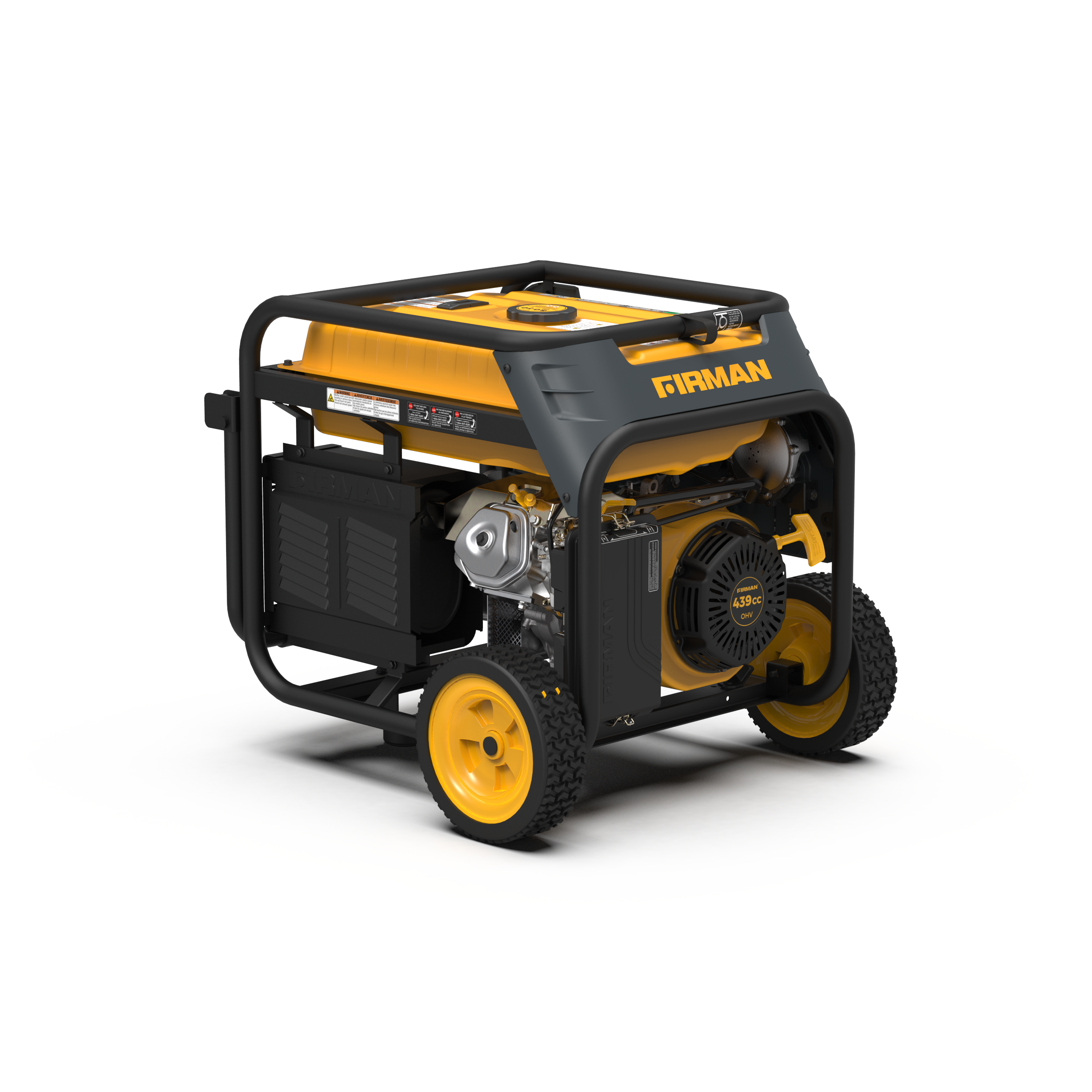 Dual Fuel 5700W Portable Generator with Recoil Start - 120V/240V Output for Camping, Home Backup & Outdoor Power