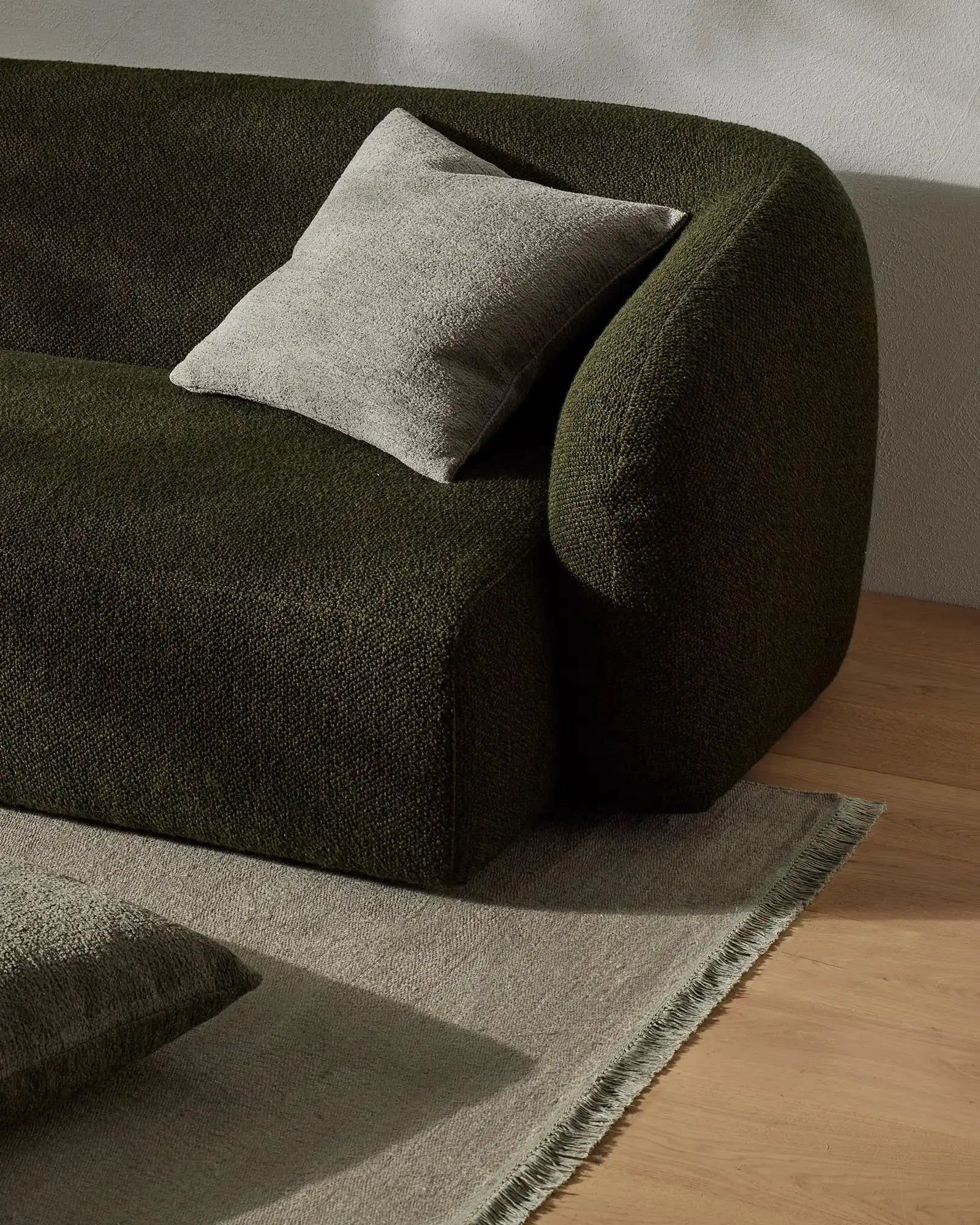 Laurent Smoke Cushion - Soft & Stylish Throw Pillow for Living Room, Bedroom, or Sofa Decor - Perfect for Home & Office Comfort