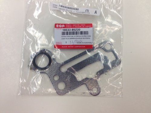 Suzuki 18533-85Z20 EGR Valve Spacer Plate Gasket - Compatible with Select Suzuki Models - Durable Engine Gasket for Improved Emissions Performance - Perfect for EGR System Repair & Maintenance