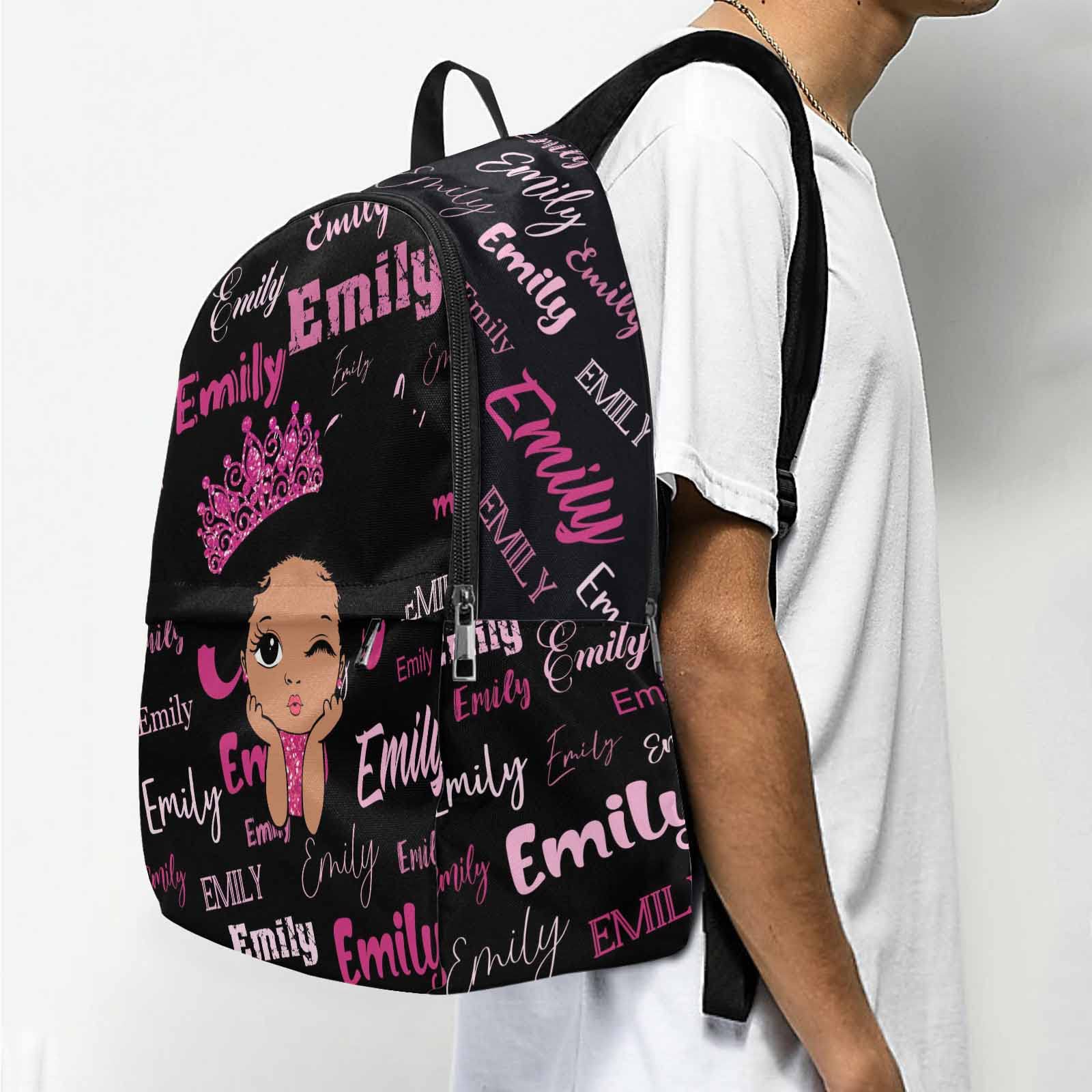 Custom Personalized Laptop Backpack for Women & Men - Durable Travel Bookbag with Maternity Feature - Perfect for Business, College, Maternity Travel & Daily Commute