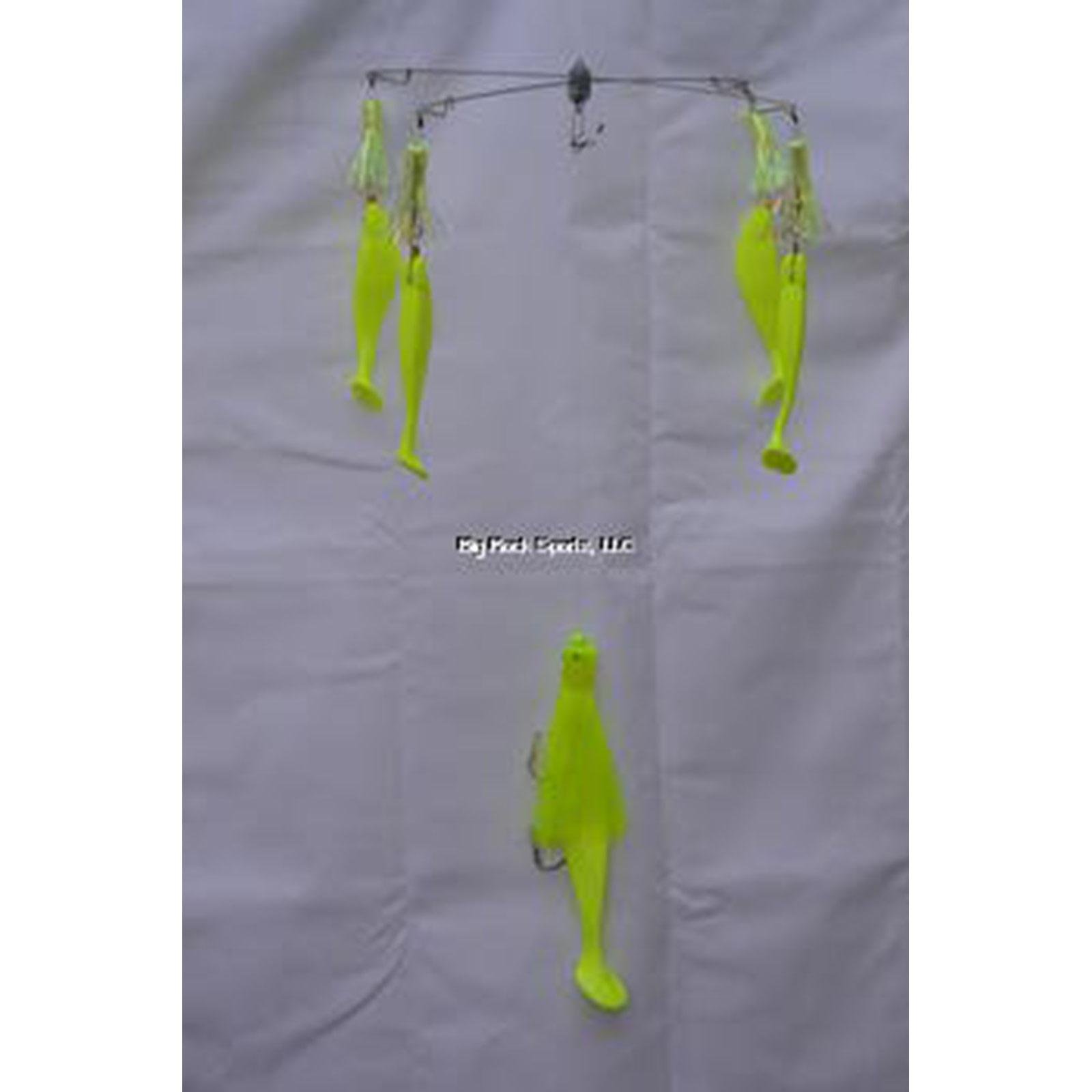 Blue Water Candy 00909 Striperbrella Umbrella - Saltwater Fishing Bait Holder for Striped Bass, Flounder & More - Perfect for Offshore & Inshore Fishing Trips