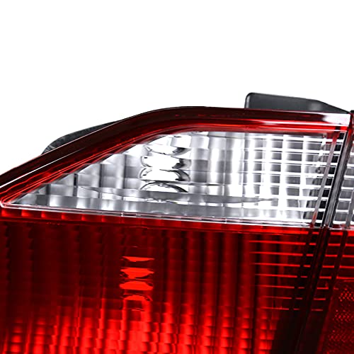 Spec-D Tuning Red LED Tail Lights for 1998-2000 Honda Accord 4-Door Sedan - Left & Right Pair Assembly - Enhance Style & Visibility for Night Driving & Car Shows