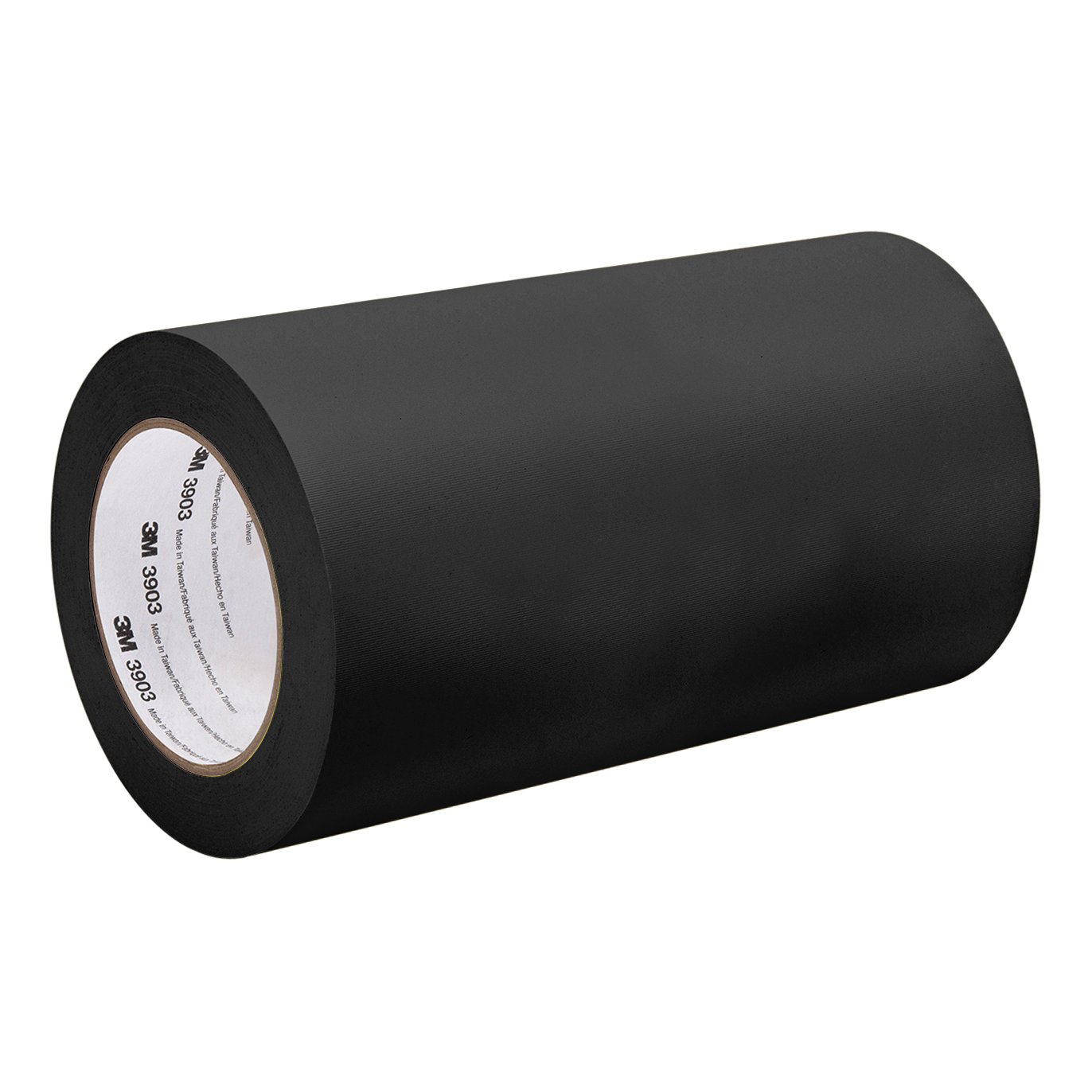 3M Black Vinyl/Rubber Adhesive Duct Tape 3903 - Heavy Duty 12.6 psi Tensile Strength, 50 Yards Length, 48 Inches Width - Ideal for HVAC, Plumbing, Automotive Repairs & Home Improvement Projects