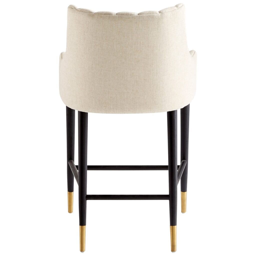 Cyan Design 10786 Tesoro Counter Stool - Natural Wood Finish, Small Bar Stool for Kitchen Island & Breakfast Nook | Compact & Stylish Dining Seating