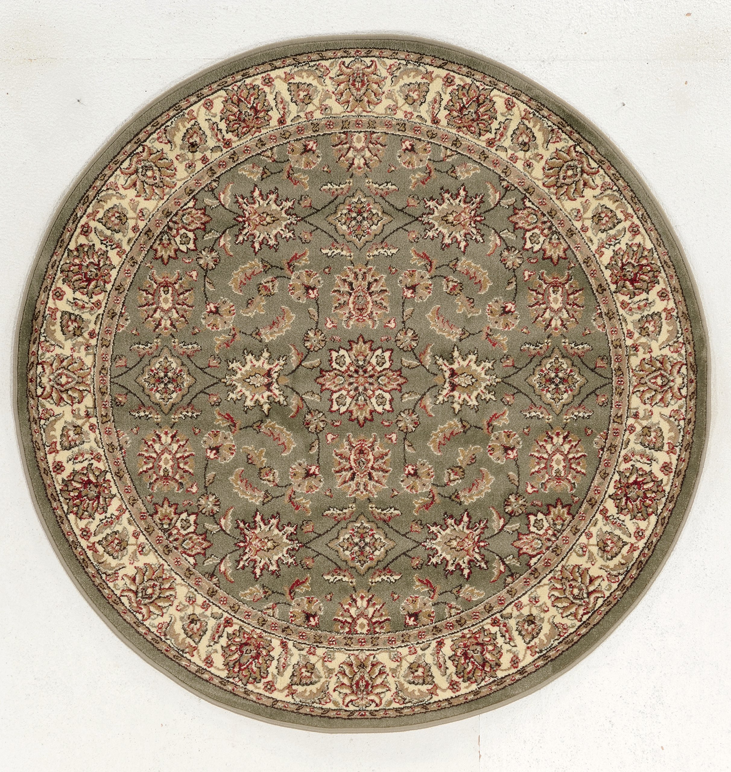 1592 COMO Area Rugs 5x3 Feet Green - Soft Modern Indoor Rug for Living Room, Bedroom, and Office Decor