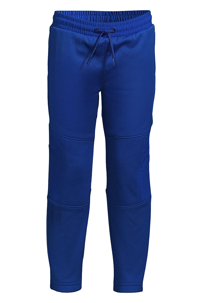 Lands' End Boys' Active Tech Fleece Pants with Iron Knee - Warm, Durable & Comfortable for Outdoor Play, Sports & Winter Activities
