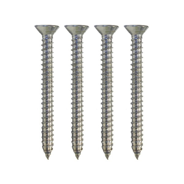 316 Stainless Steel M10 Hex Head Countersunk Timber Screws - 100mm (4 Pack) - Ideal for Outdoor Furniture, Decking & Woodworking Projects