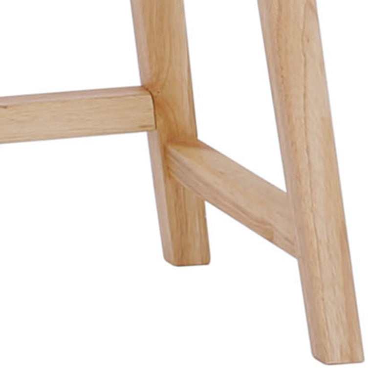 ARSENIO 35.4 Inch Console Table - Natural & White Finish for Entryway, Hallway, or Living Room Decor