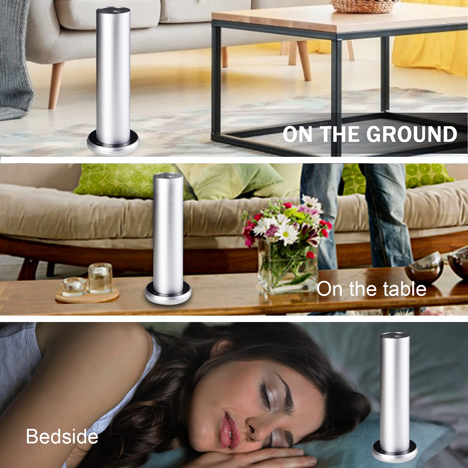 Premium Bluetooth Aromatherapy Essential Oil Diffuser - Waterless Fragrance Diffuser for Home, Office & Spa - Cold Air Scent Machine with Wireless Music Sync (Silver) | Perfect for Relaxation, Yoga & Stress Relief