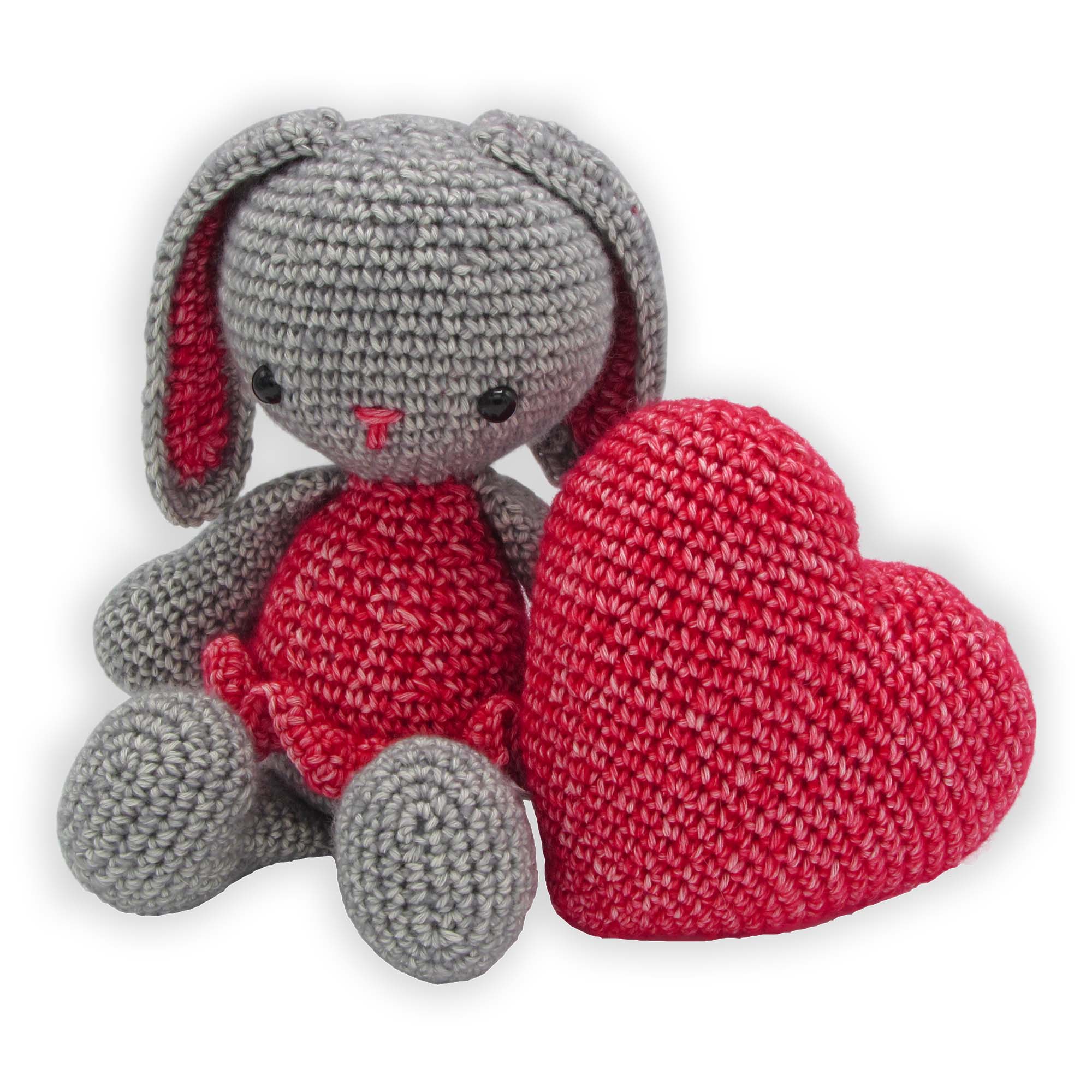 Amigurumi Crochet Kit - DIY Pippa Bunny Plush Toy with Yarn, Hook & Instructions | Perfect for Beginners, Gifts & Home Decor