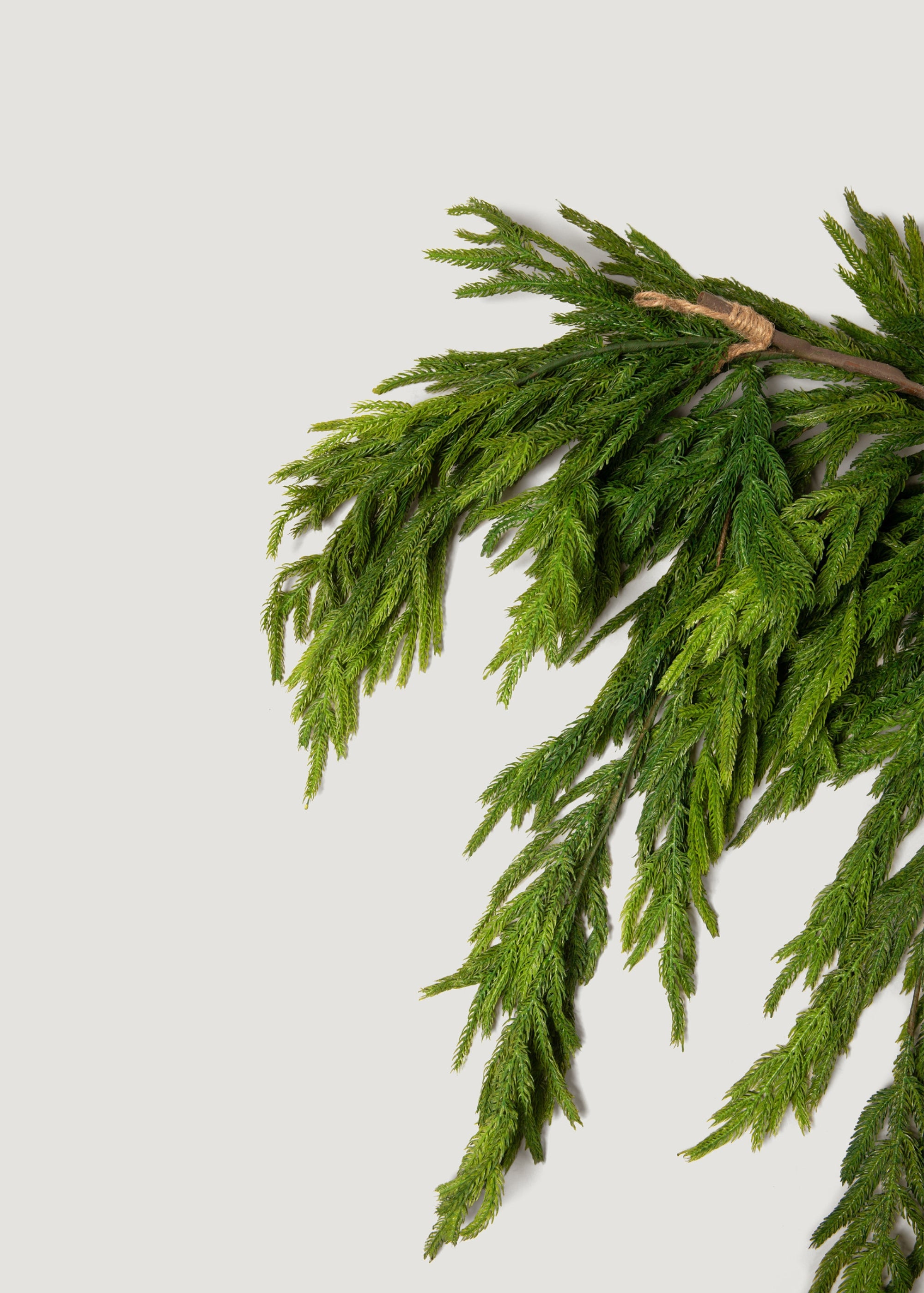 Afloral Real Touch Norfolk Pine Dripping Garland 40