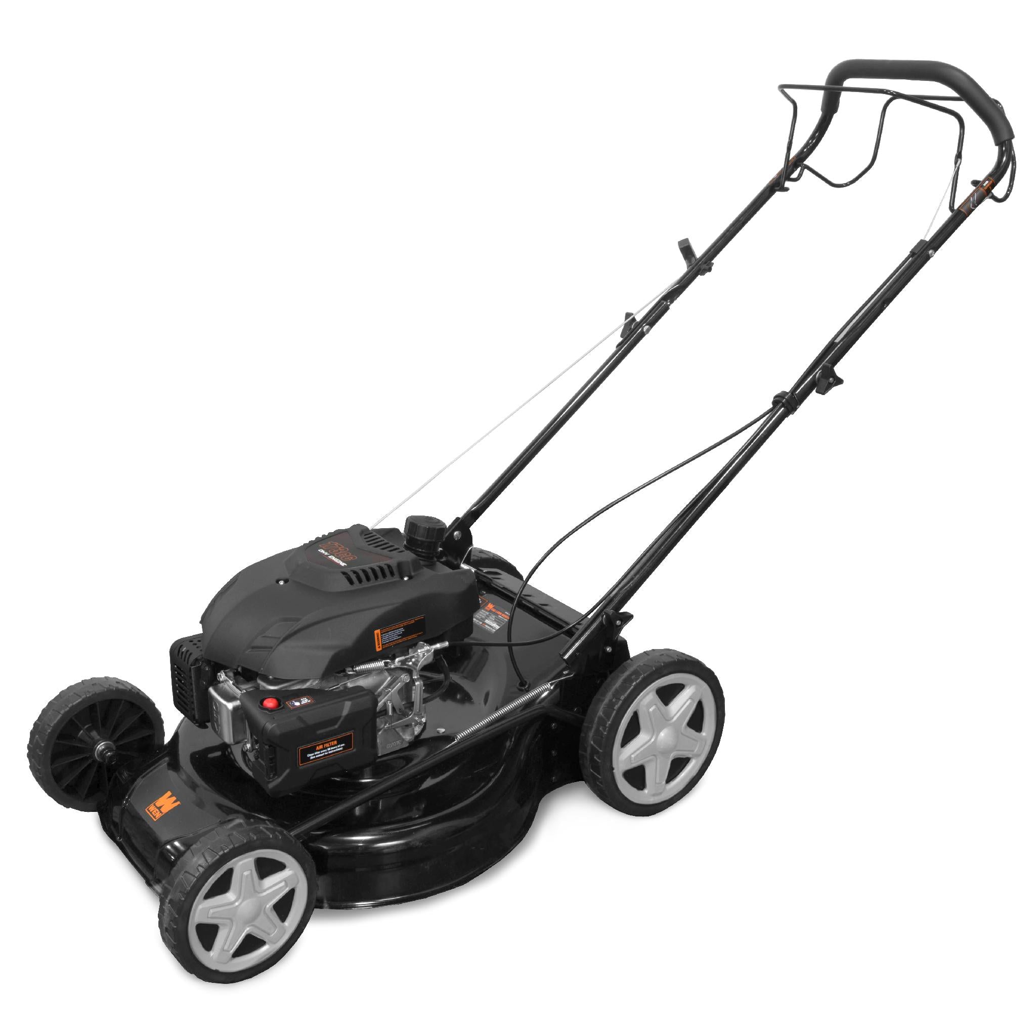 WEN LM2173 21-Inch 173cc Gas Powered Self-Propelled 4-in-1 Lawn Mower - Perfect for Large Yards, Landscaping & Professional Lawn Care