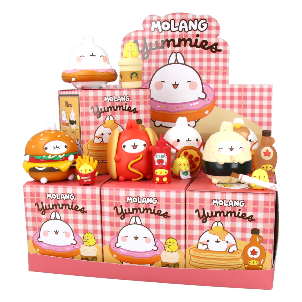 Molang Yummies Series Blind Box - Cute Collectible Figures for Kids & Adults - Perfect for Gifts, Party Favors, and Home Decor