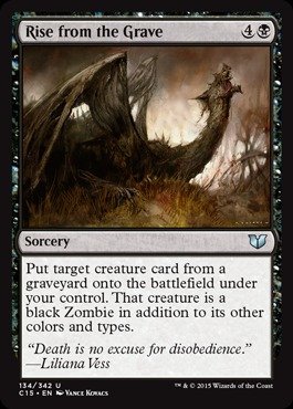 Magic The Gathering - Rise from The Grave (134/342) - Commander 2015 MTG Card - Collectible Trading Card Game for Deck Building & Commander Format Play - Perfect for MTG Tournaments and Casual Gaming Nights