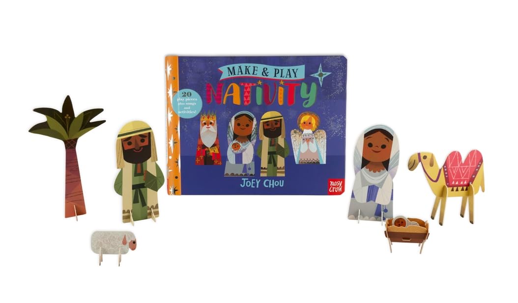 DIY Nativity Set - Handcrafted Christmas Nativity Scene for Kids & Families | Perfect for Holiday Decor, Gifts & Sunday School Activities