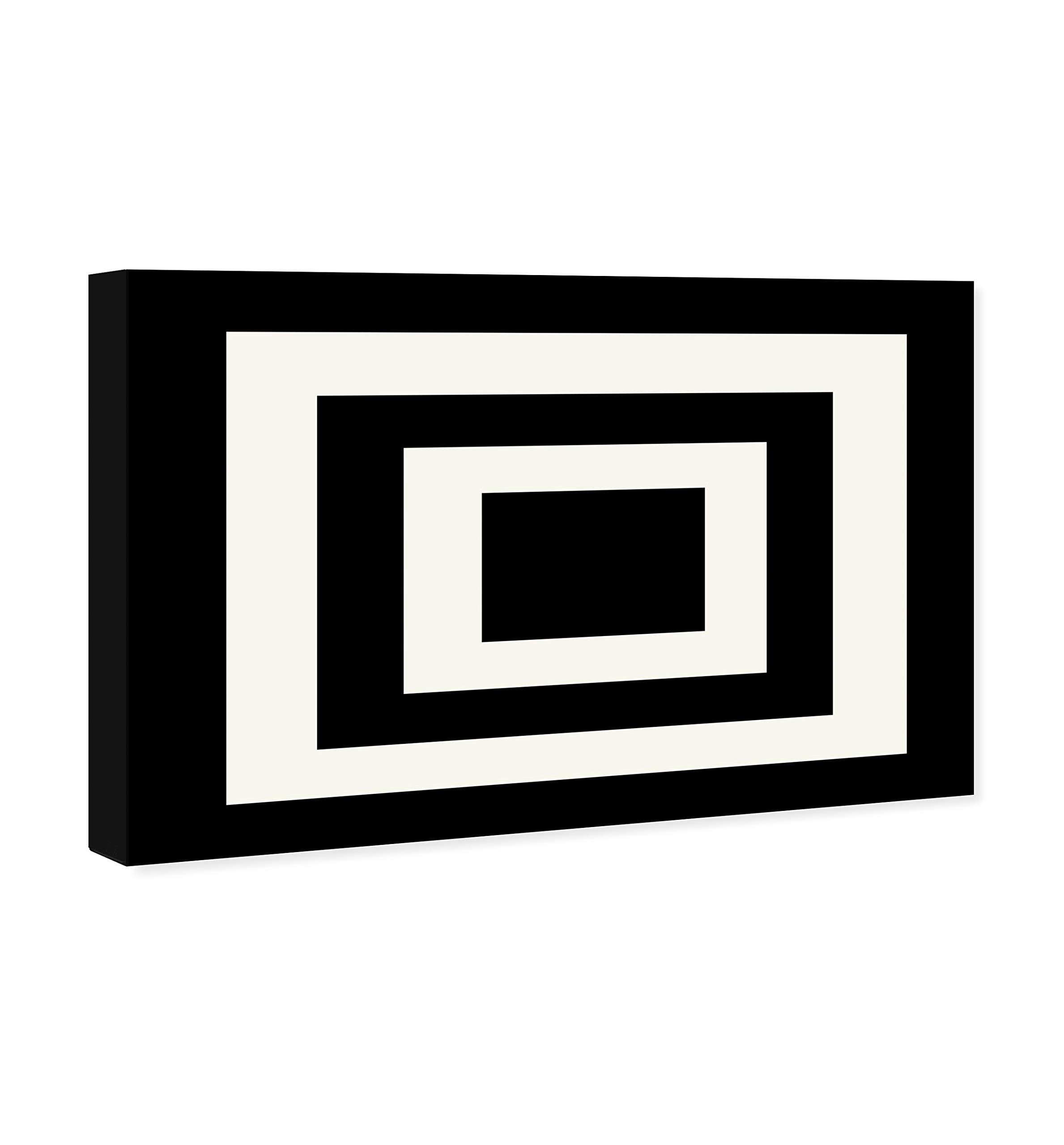 Abstract Wall Art Canvas Print 'Square Crazy' by Oliver Gal - 36