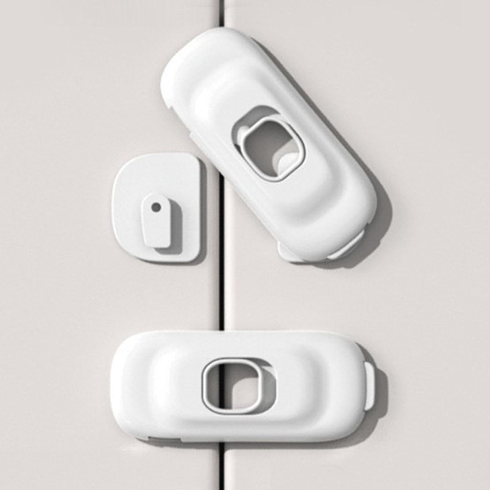 Child Safety Fridge Locks - Baby Proof Refrigerator Latches & Cabinet Locks for Freezer, Oven & Drawers | Secure Home Kitchen Appliances for Toddlers & Kids | Perfect for Childproofing & Home Safety