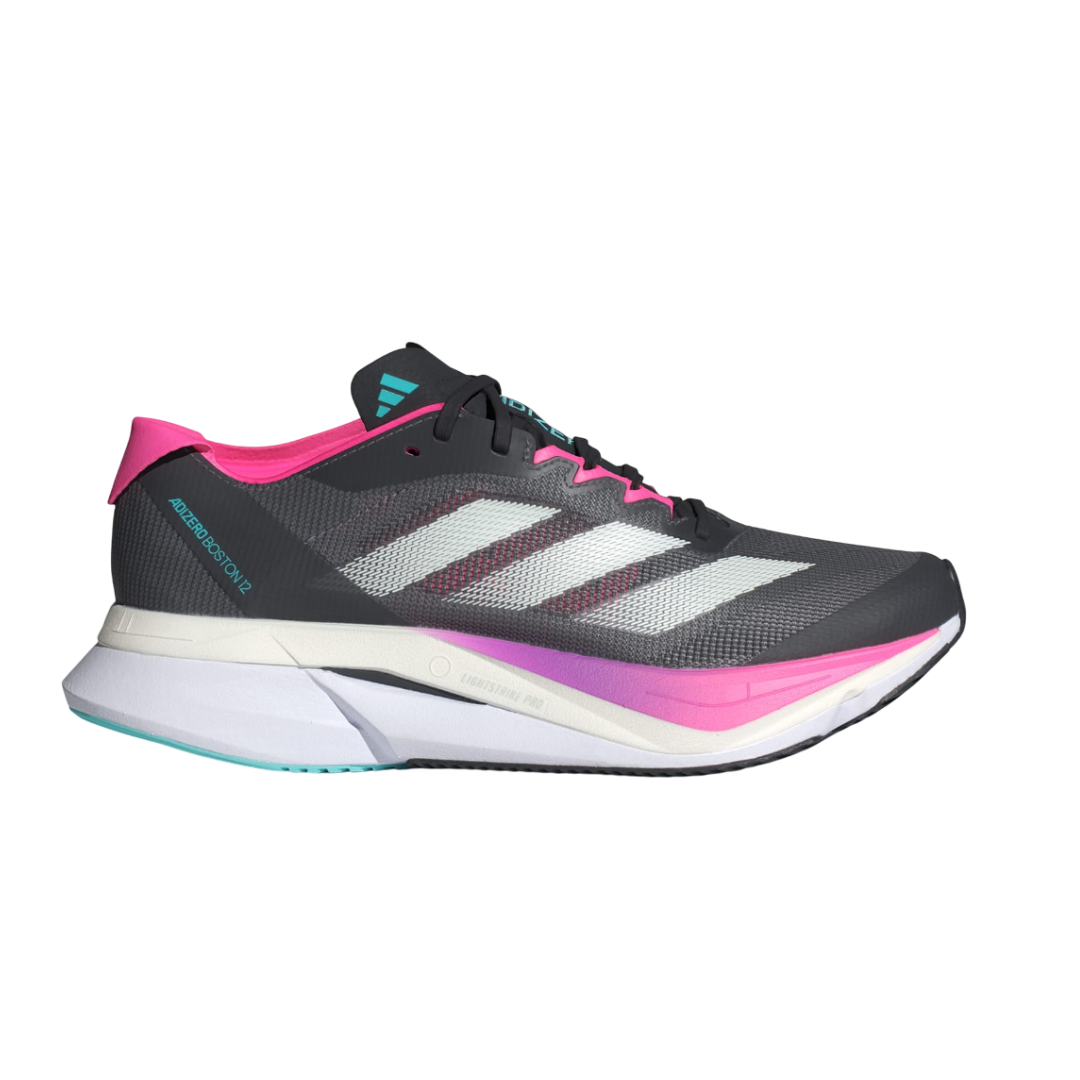 Adidas Women's Adizero Boston 12 Running Shoes - Lightweight Road Racing Sneakers for Marathon Training & Long Distance Running (JI4481) | Perfect for Competitive Runners & Daily Workouts