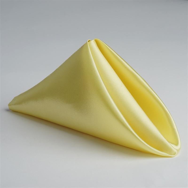 5 Pack 20x20 Inch Premium Satin Dinner Napkins - Elegant Formal Dining, Wedding, Party & Holiday Table Setting Accessories
