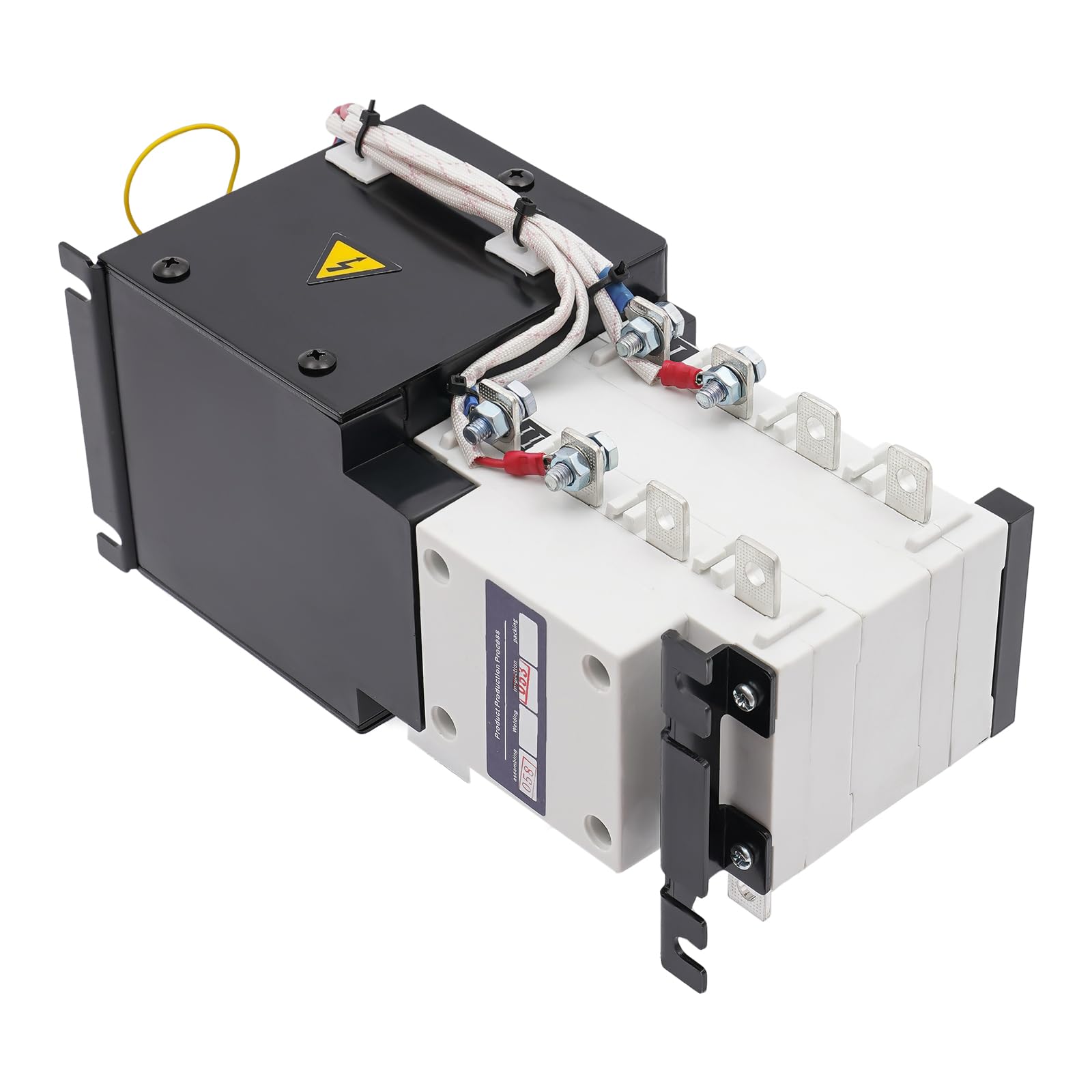 110V/230V 100 Amp Automatic Transfer Switch (ATS) - Dual Power Generator Changeover Switch, 4P Isolation Type for Home & Commercial Backup Power