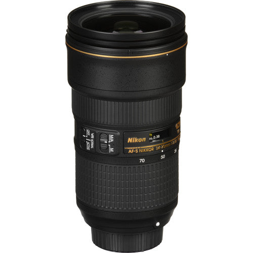 Nikon AF-S NIKKOR 24-70mm f/2.8E ED VR Lens for DSLR Cameras - Professional Zoom Lens for Portraits, Weddings & Travel Photography