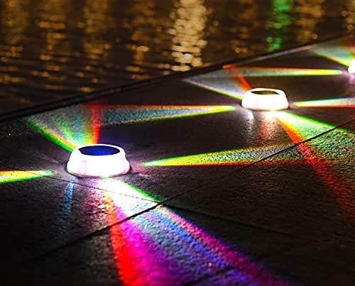 Solar Powered Outdoor LED Ground Lights - IP67 Waterproof, Durable & Energy Efficient for Gardens, Pathways, Decks & Landscaping | Perfect for Patio, Yard & Driveway Lighting