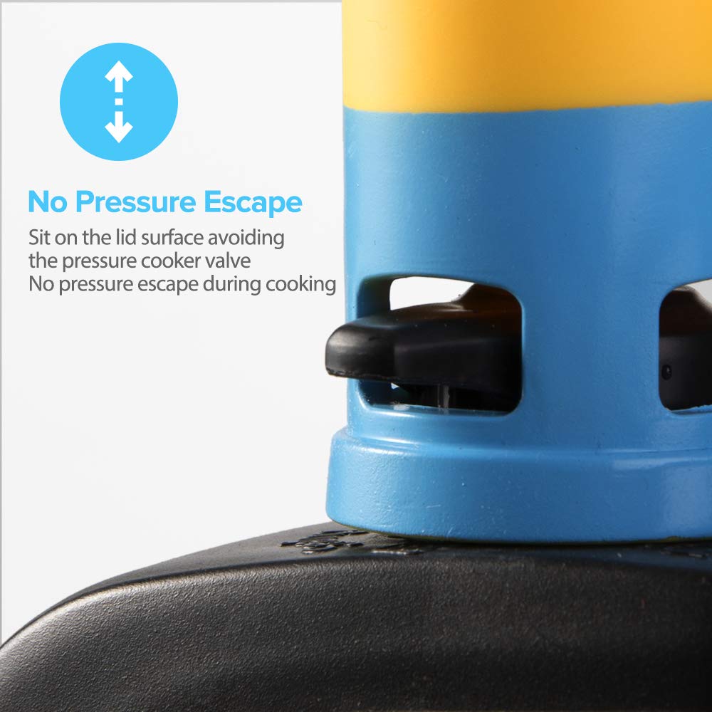 Goldlion Steam Diverter Pressure Release Valve Accessory - Compatible with Instant Pot DUO, Smart, Nova, Viva Models - Perfect for Safe Pressure Cooking, Canning & Steaming