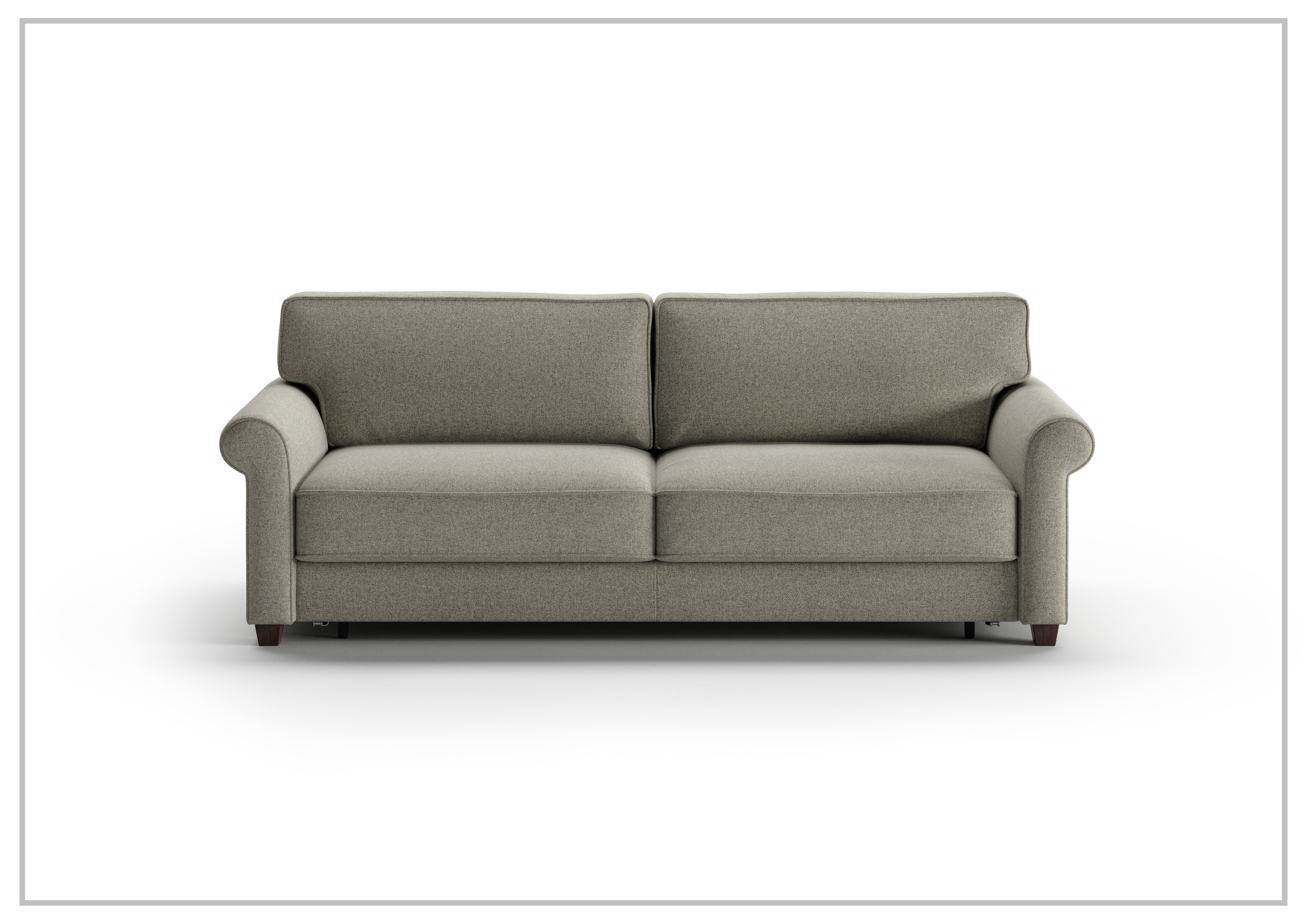 Luonto Casey Fabric King Sofa Sleeper - Convertible Pull-Out Bed with Storage, Comfortable Sleeper Sofa for Living Room, Guest Room & Small Spaces