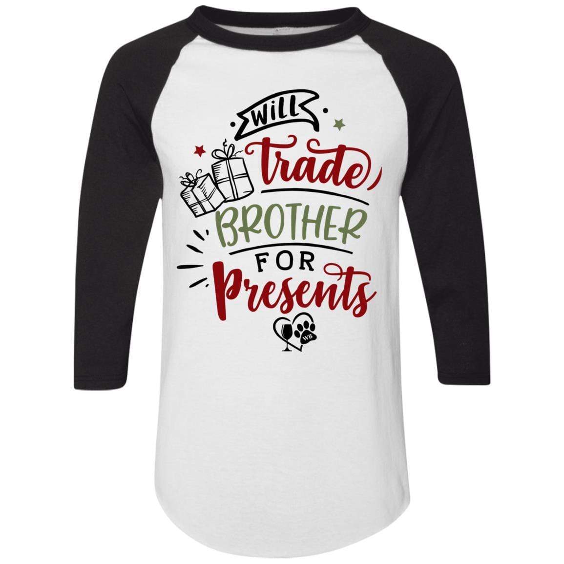 WineyBitches.Co Colorblock Raglan Jersey - Stylish Women's Baseball Tee for Casual Wear, Lounge & Weekend Outfits