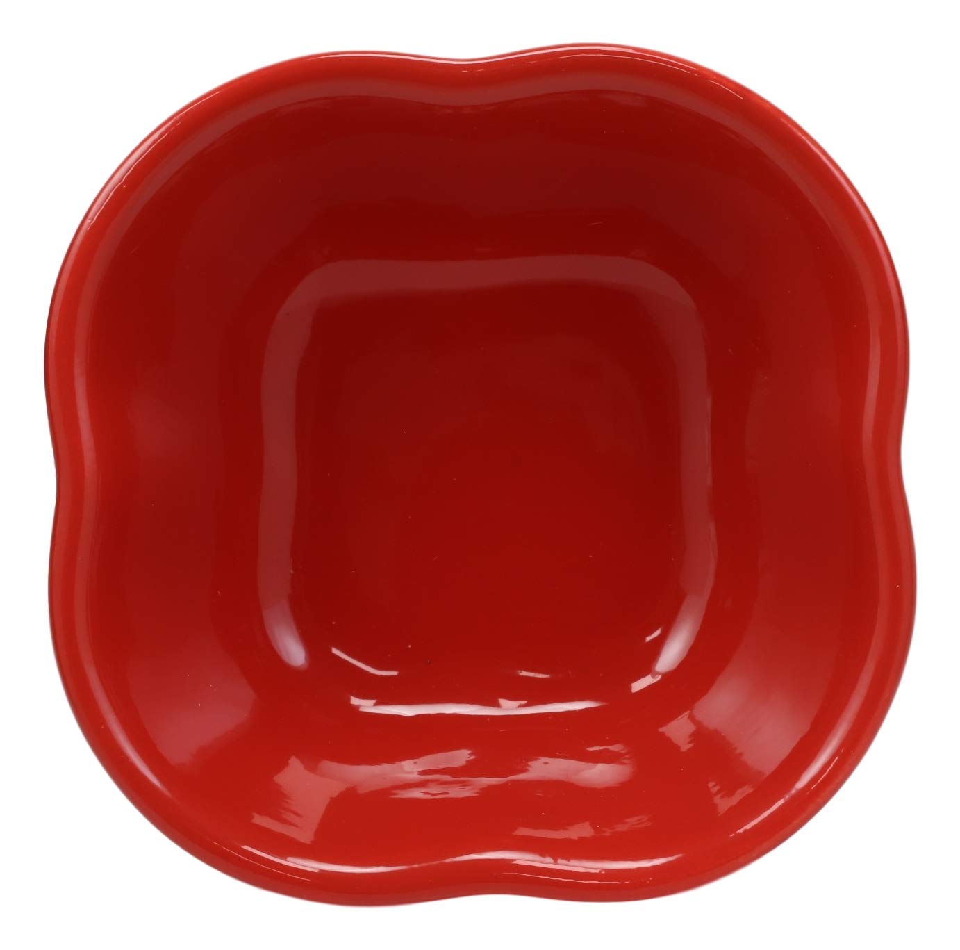 Ebros 12oz Ceramic Red Pepper Bowl - Soup, Salad, Rice Serving Dish for Kitchen & Dining