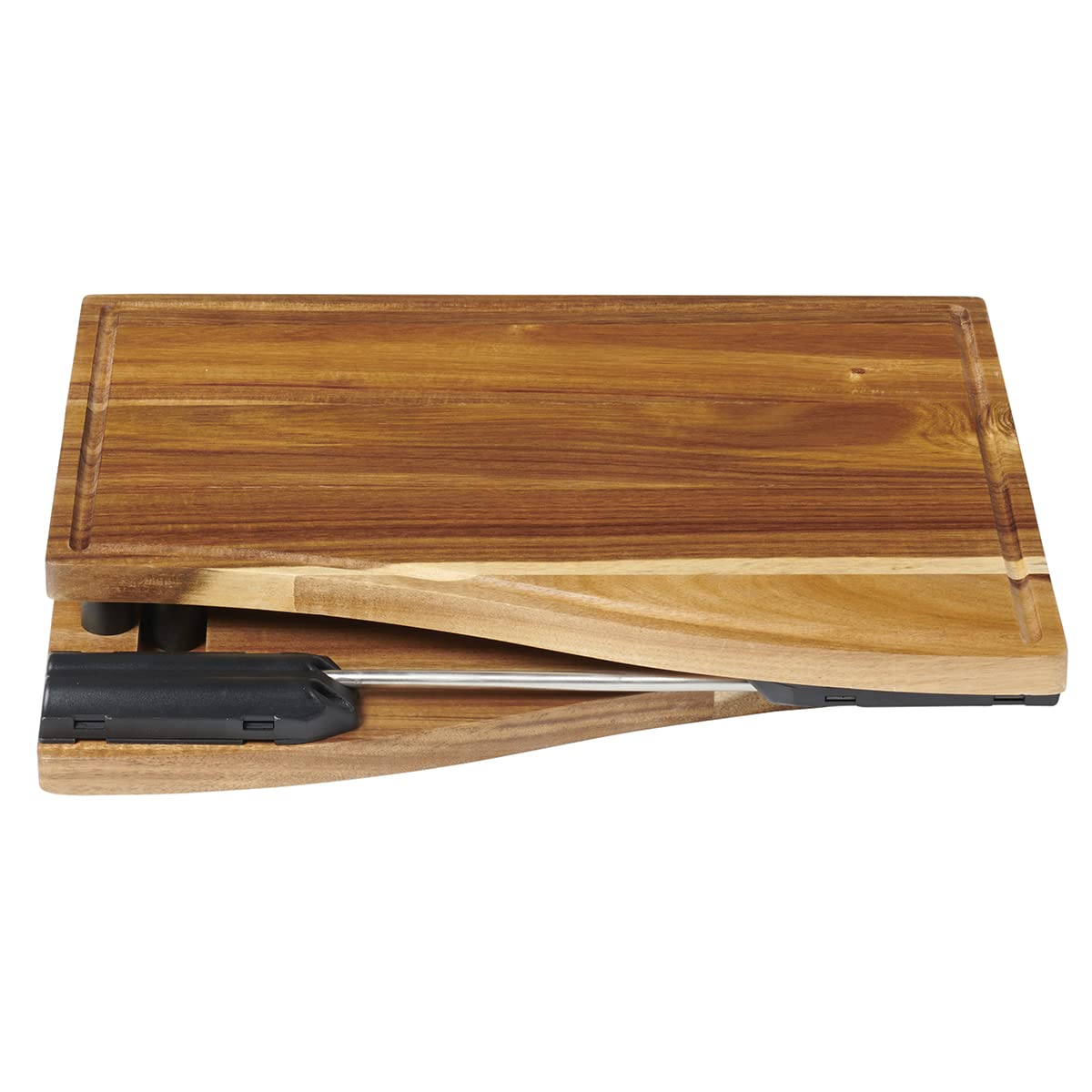 Anchor Hocking SwingBoard Acacia Wood Cutting Board Set - 6-Piece Premium Wooden Chopping Blocks for Kitchen Meal Prep & Serving - Perfect for Home Chefs, Entertaining & Charcuterie Boards