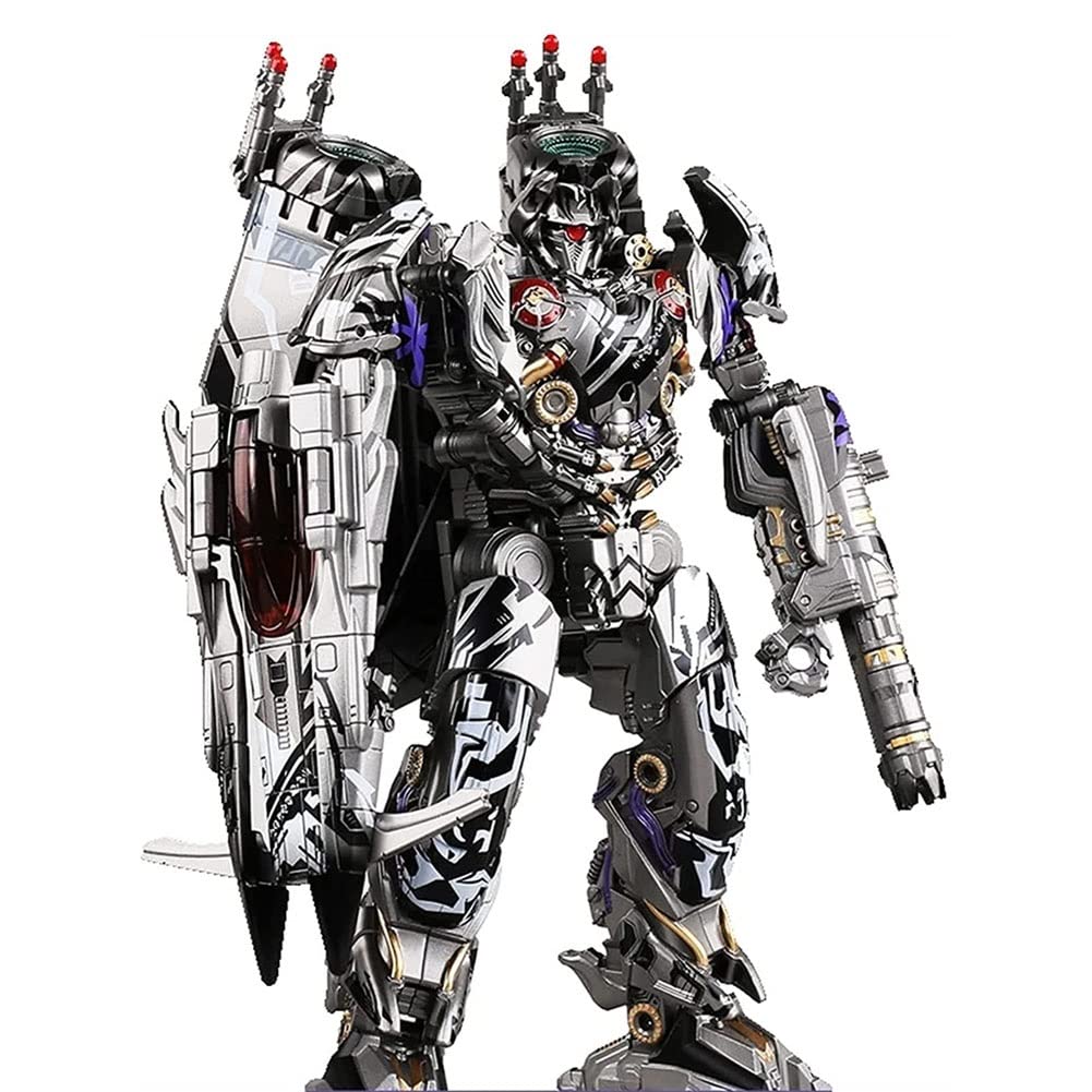 V-Class King Kong Alloy Deformation Toy LS01S - Star Pattern Zeus Aircraft Model, 2 Transformable Forms, Cool Collectible for Kids & Adults | Perfect Birthday Gift for Action Figure & Robot Lovers