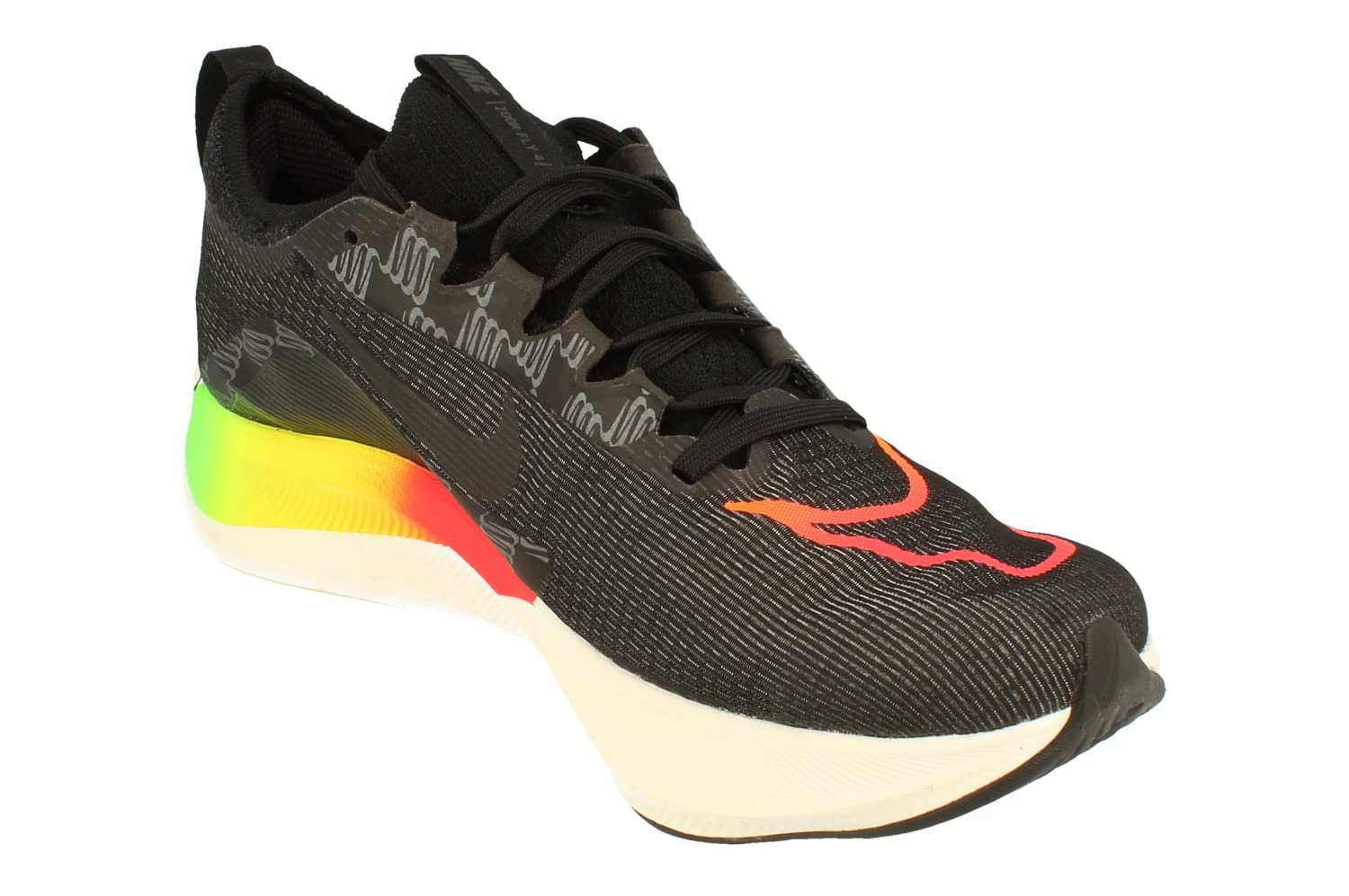 Nike Zoom Fly 4 Men's Running Shoes - Lightweight Cushioned Training Shoes for Gym, Road Running & Marathon | Breathable Mesh & Responsive Foam