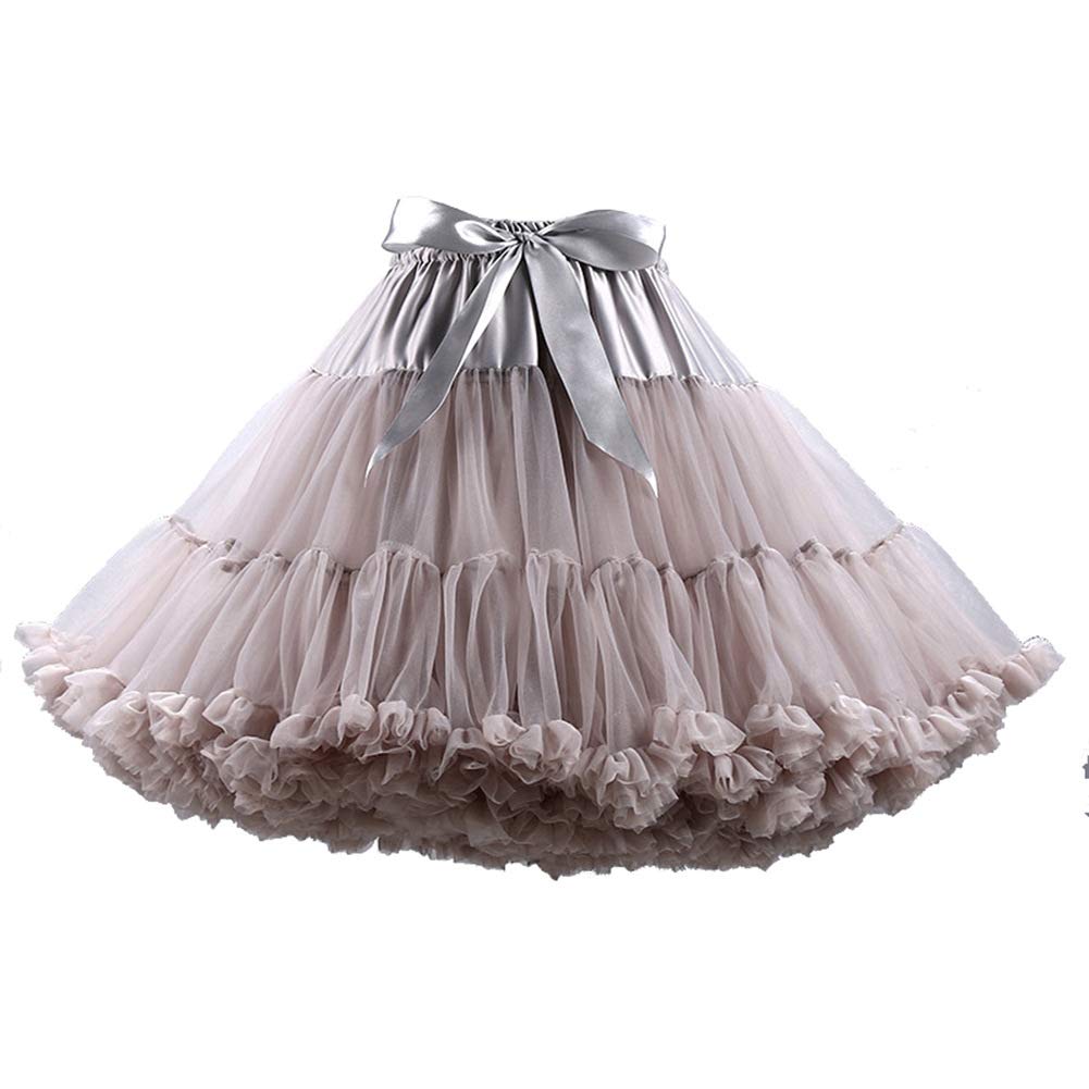 Women's Petticoat Skirt - Fluffy Tulle Underskirt for Dresses & Dance Costumes | Perfect for Ballet, Pageants, Weddings & Vintage Fashion