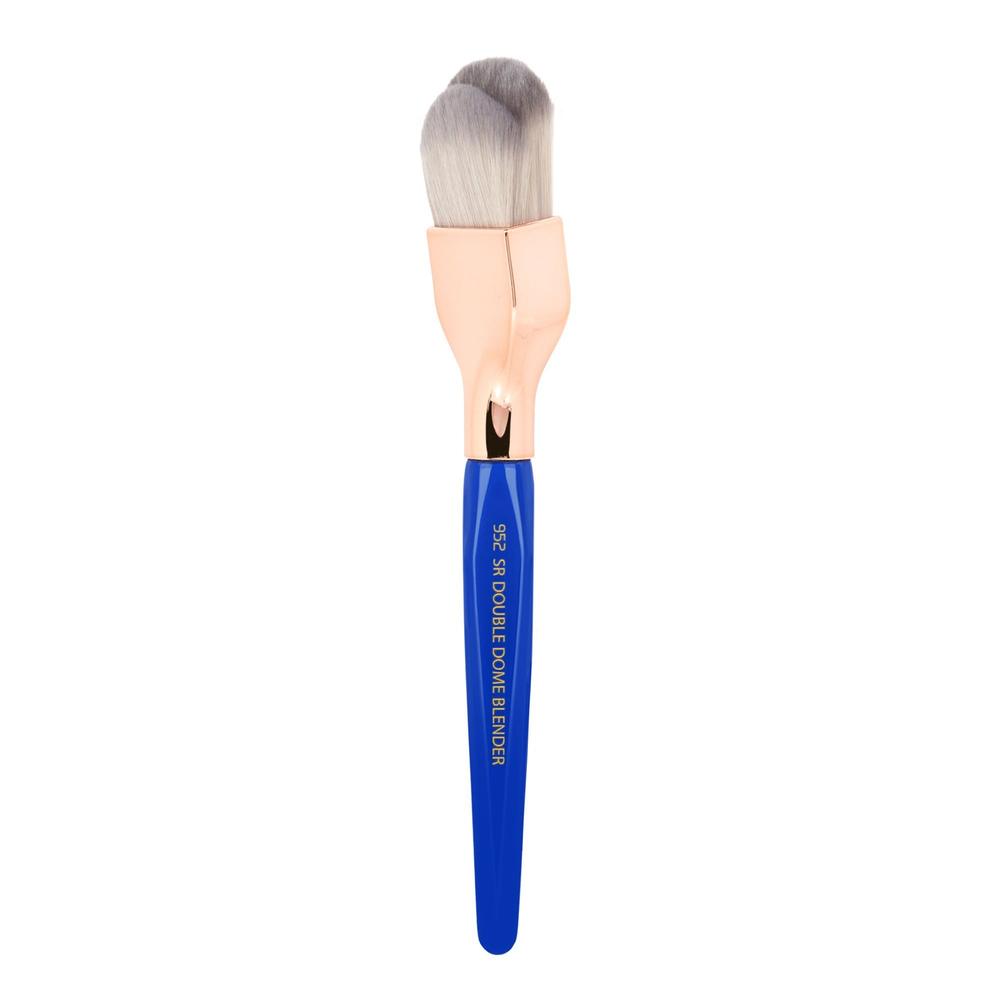 Bdellium Tools Golden Triangle Double Dome Blenders - Professional Makeup Brush Set for Eyeshadow Blending & Contouring - Perfect for Makeup Artists & Beauty Enthusiasts