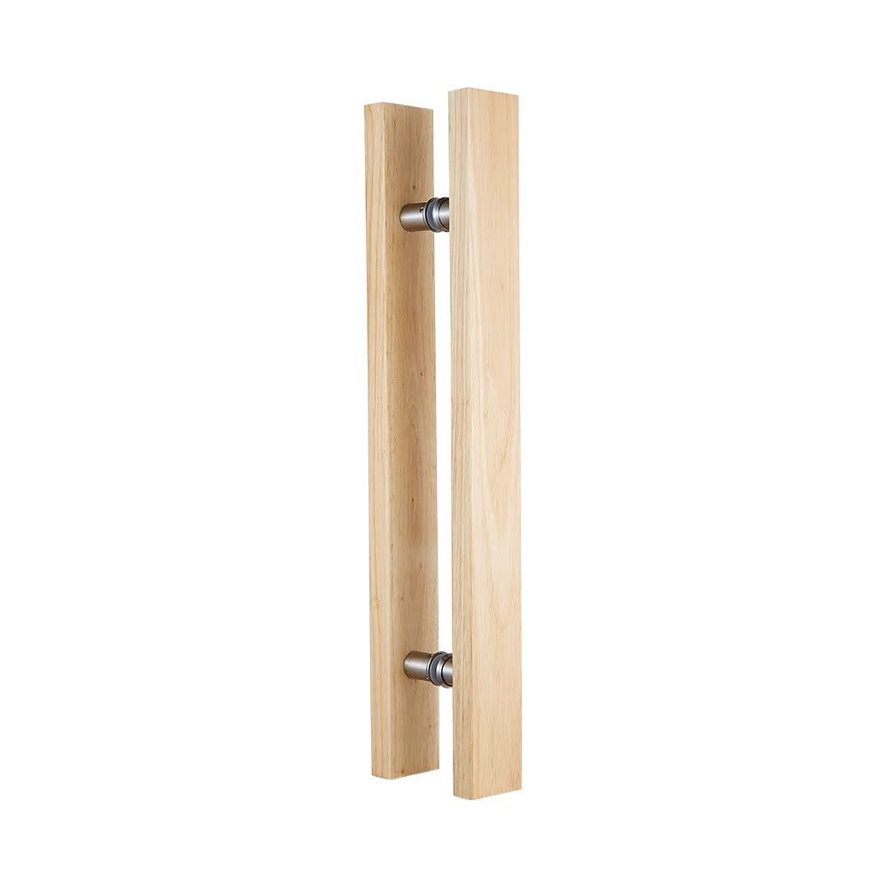 Custom Oak Wood Door Handles Set - 71