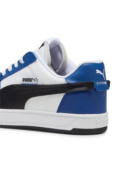 PUMA Men's Caven Sneakers - White, Black & Blue Running Shoes for Men | Lightweight Comfortable Athletic Shoes for Jogging, Gym & Casual Wear