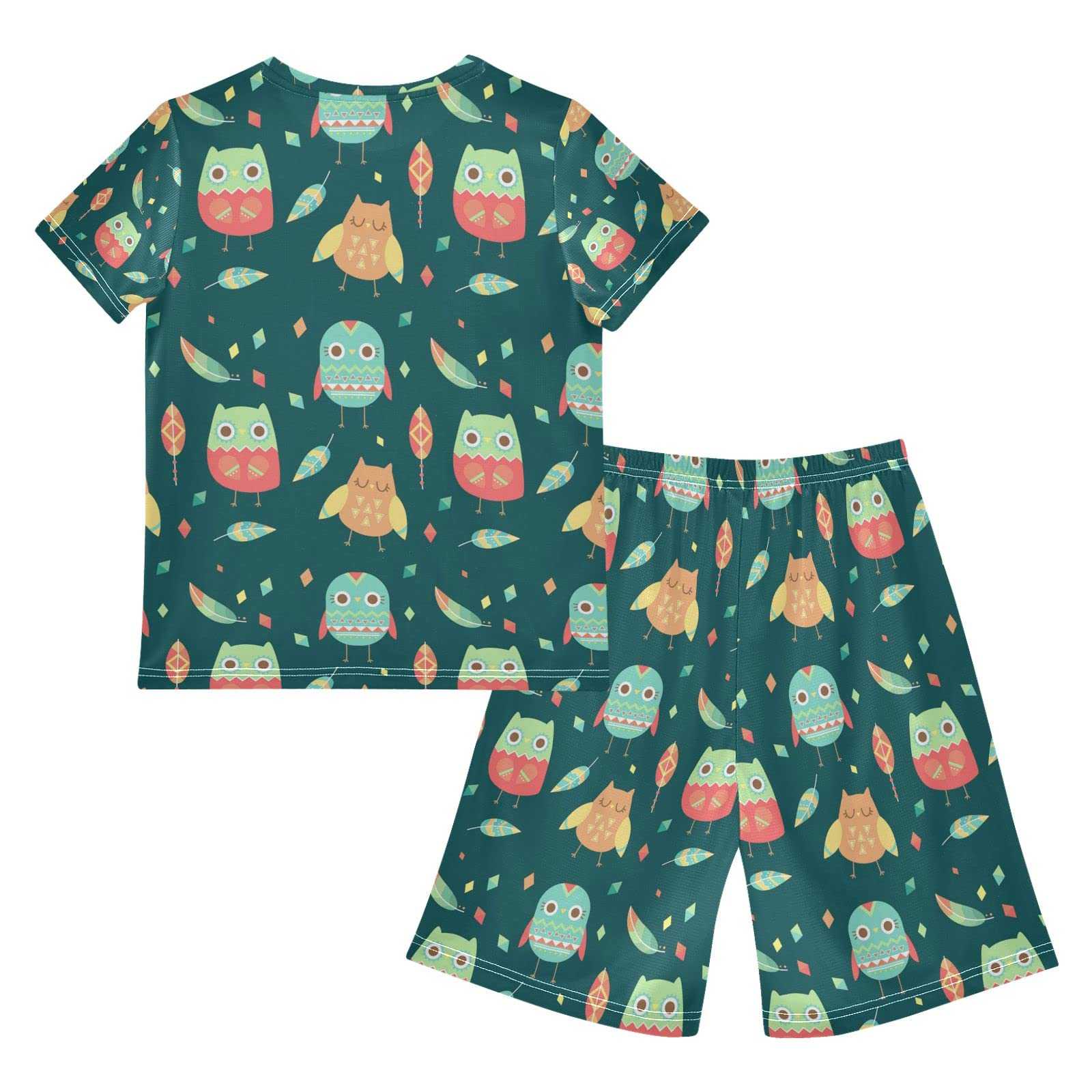 Colorful Butterfly Boys Summer Outfits - 2 Piece Shorts & Top Playwear Set for Toddler Boys & Girls | Outdoor Play, Beach Vacation & Birthday Party Outfits