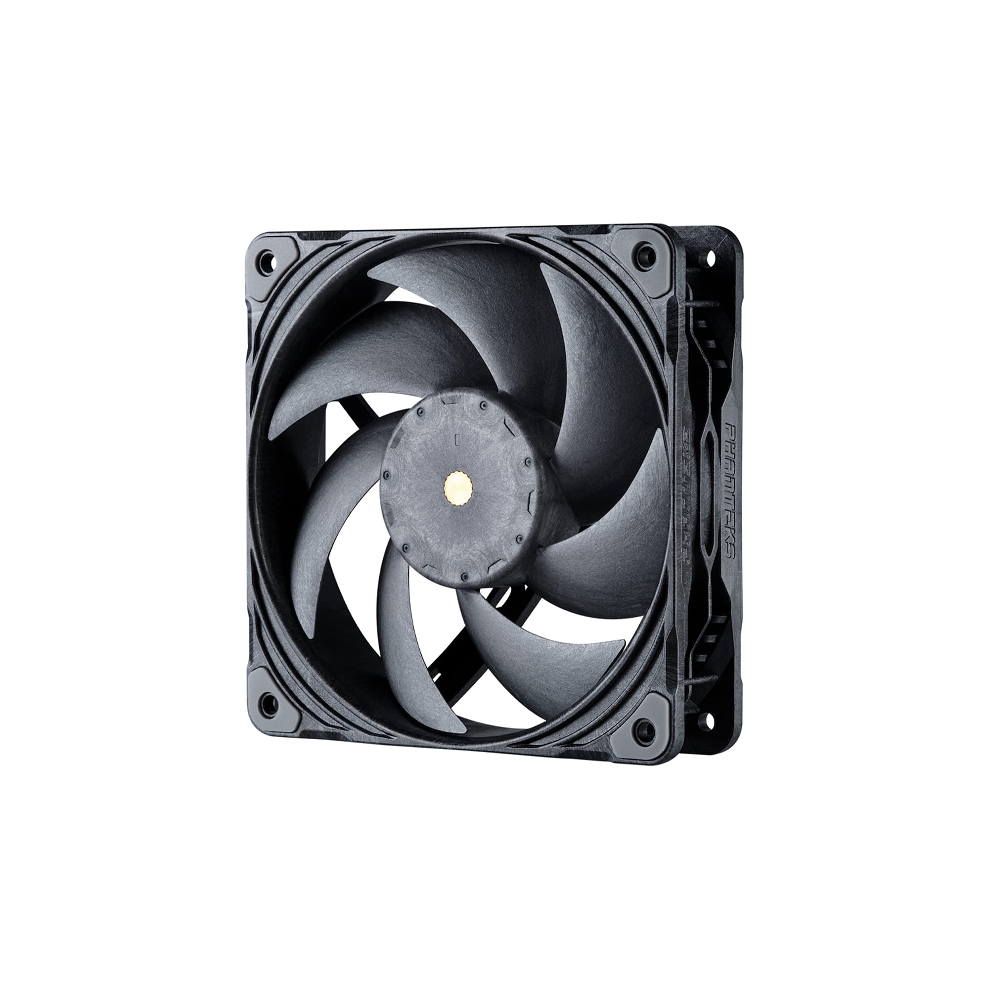 Phanteks PH-F120T30_BG T30-120 High Performance PWM Fan - Black/Grey - Premium Cooling for PC Gaming, Workstations & Server Builds