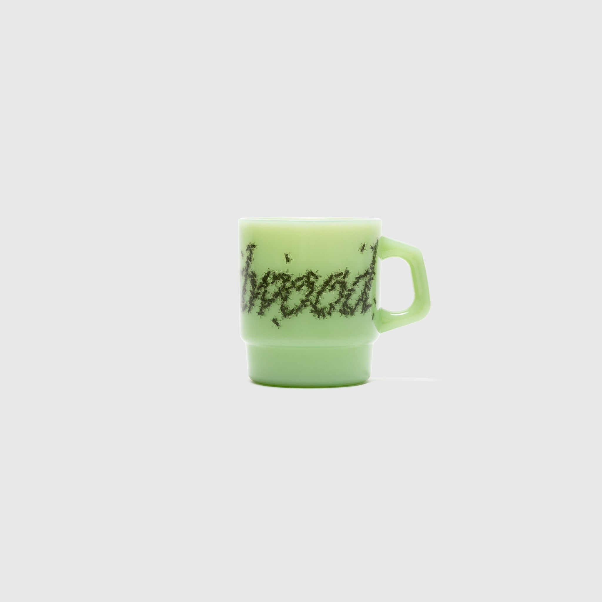 Vintage Floral Milk Glass Mug - Elegant Coffee & Tea Cup for Home, Office, or Gift - Perfect for Hot Beverages, Decor, and Collectibles