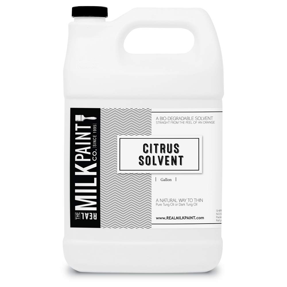 Natural Orange Peel Oil Paint Thinner - Eco-Friendly Alternative to Odorless Mineral Spirits | Degreaser & Brush Cleaner | 1 Gallon | Perfect for Wood Finishing, DIY Projects & Artist Studios
